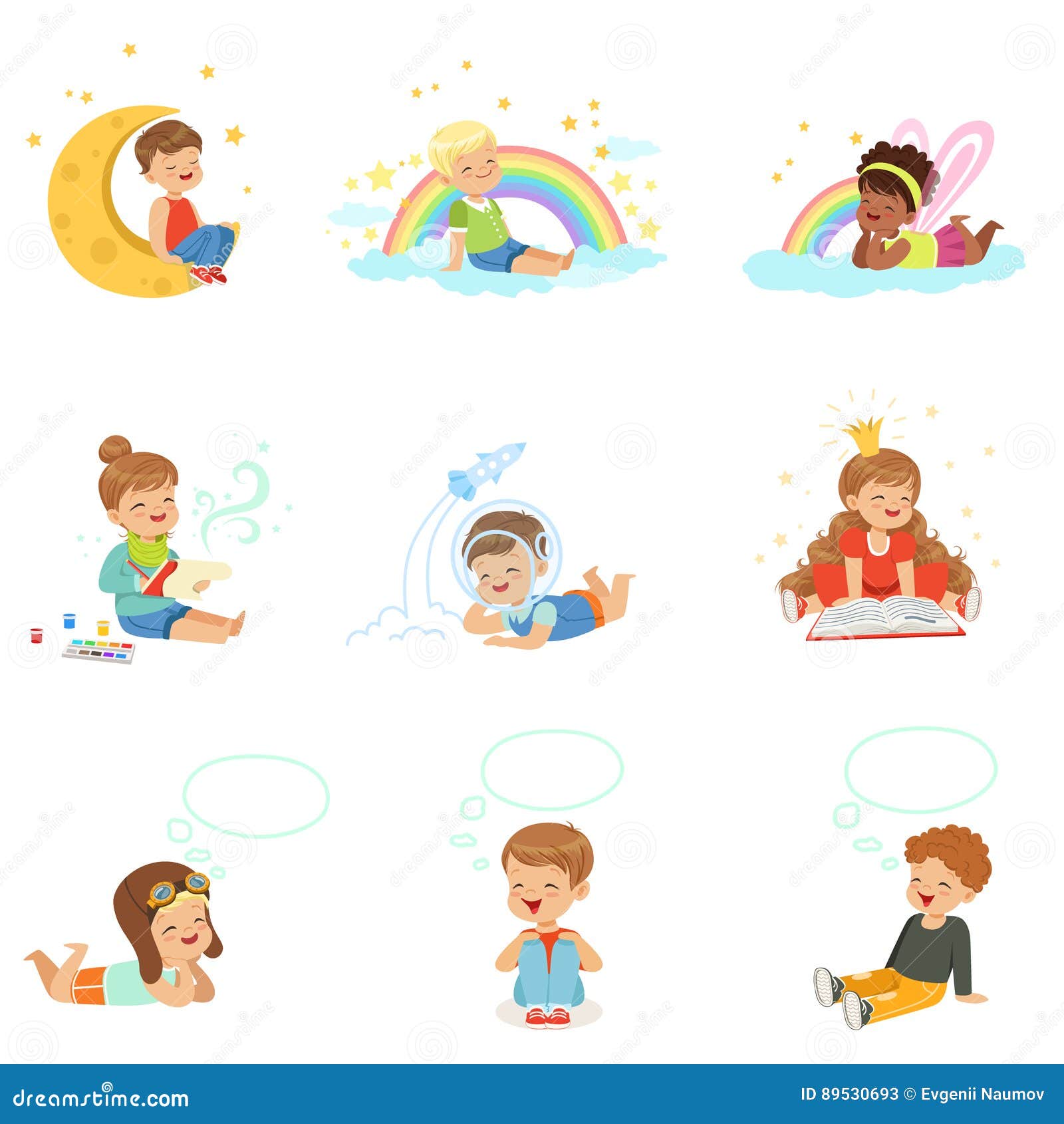 Ilustração Engraçada Dos Desenhos Animados Do Vetor Da Pintura Feliz Bonito  Do Menino Com A Pintura Na Tabela. Acessórios Para A Pintura Na Tabela  Royalty Free SVG, Cliparts, Vetores, e Ilustrações Stock.