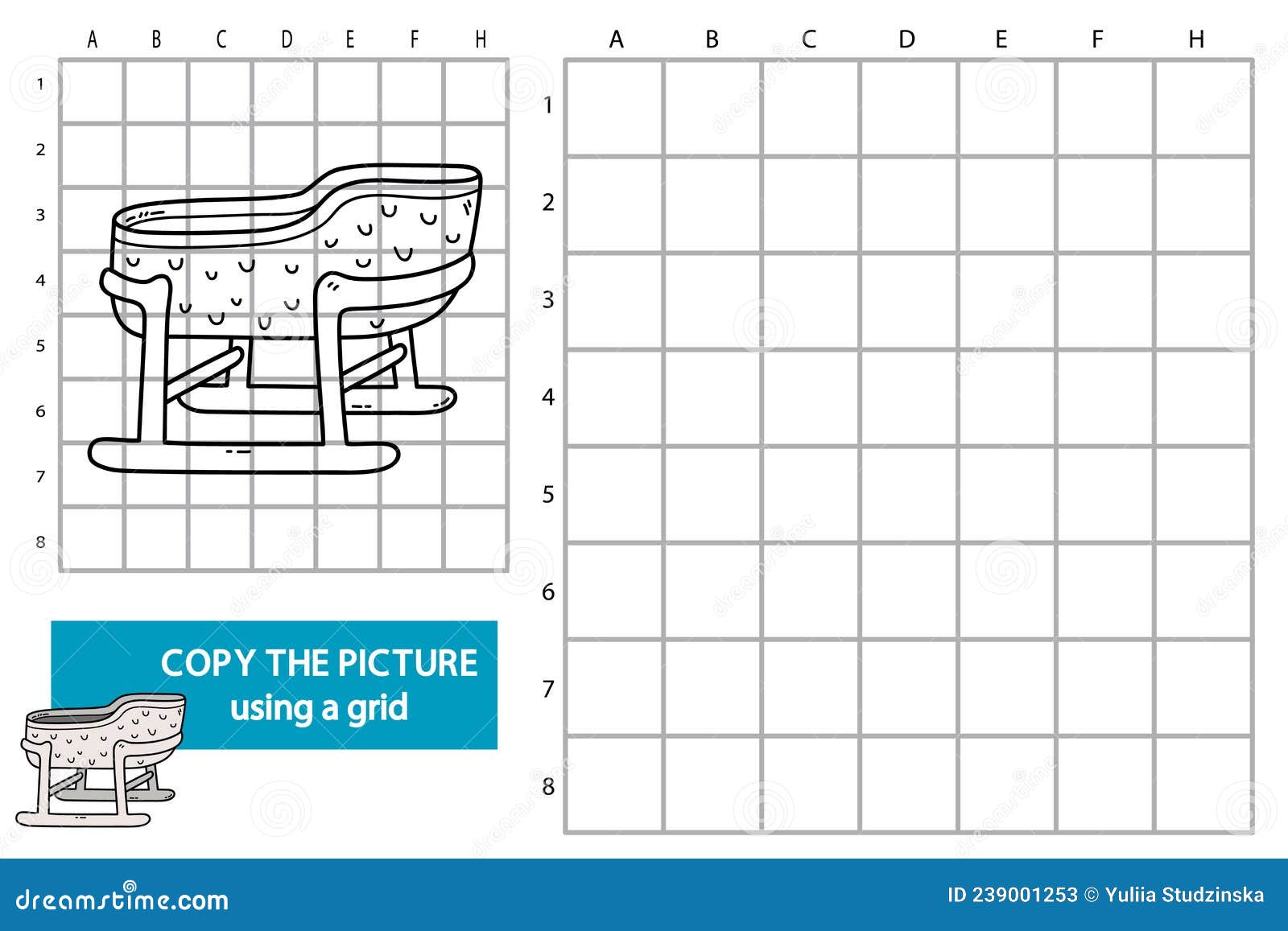 Crib copy picture stock vector. Illustration of digital 239001253