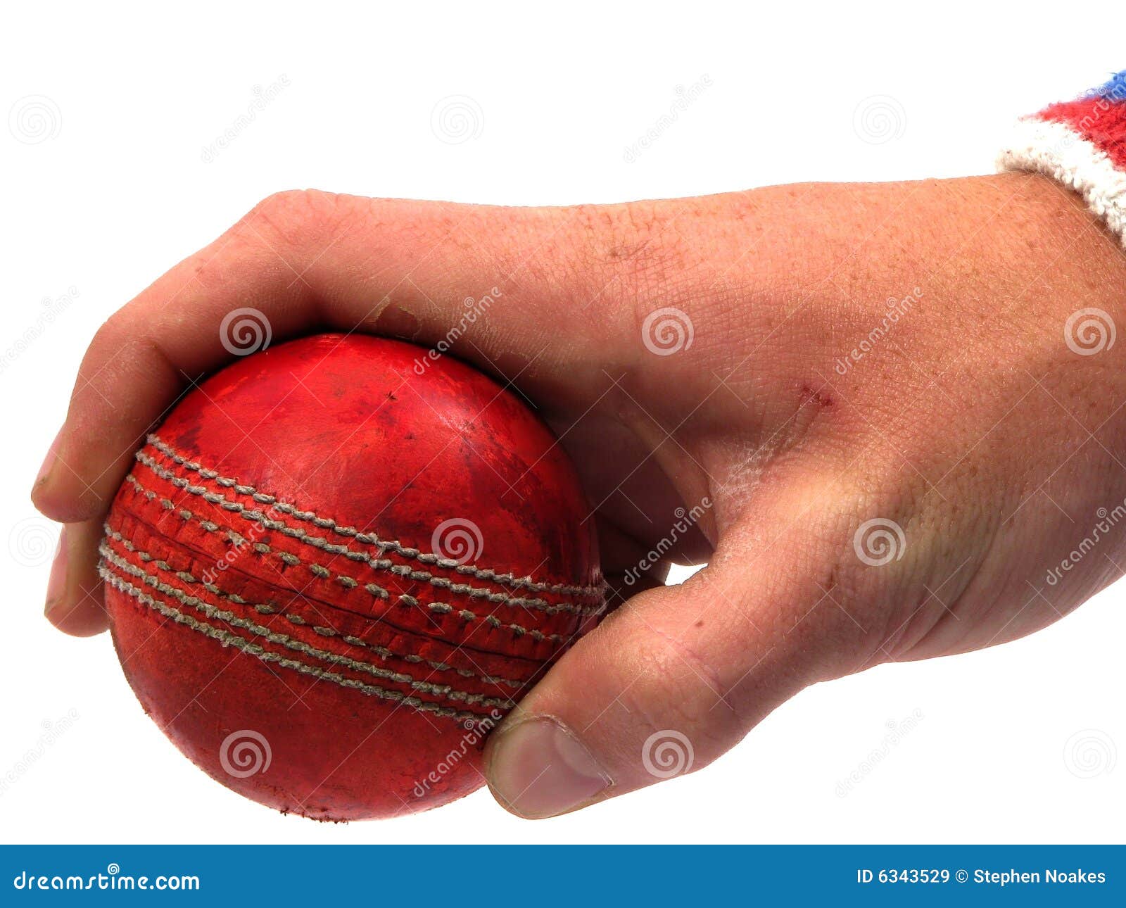 Cricket ball held by hand stock image. Image of bowl, spin 6343529