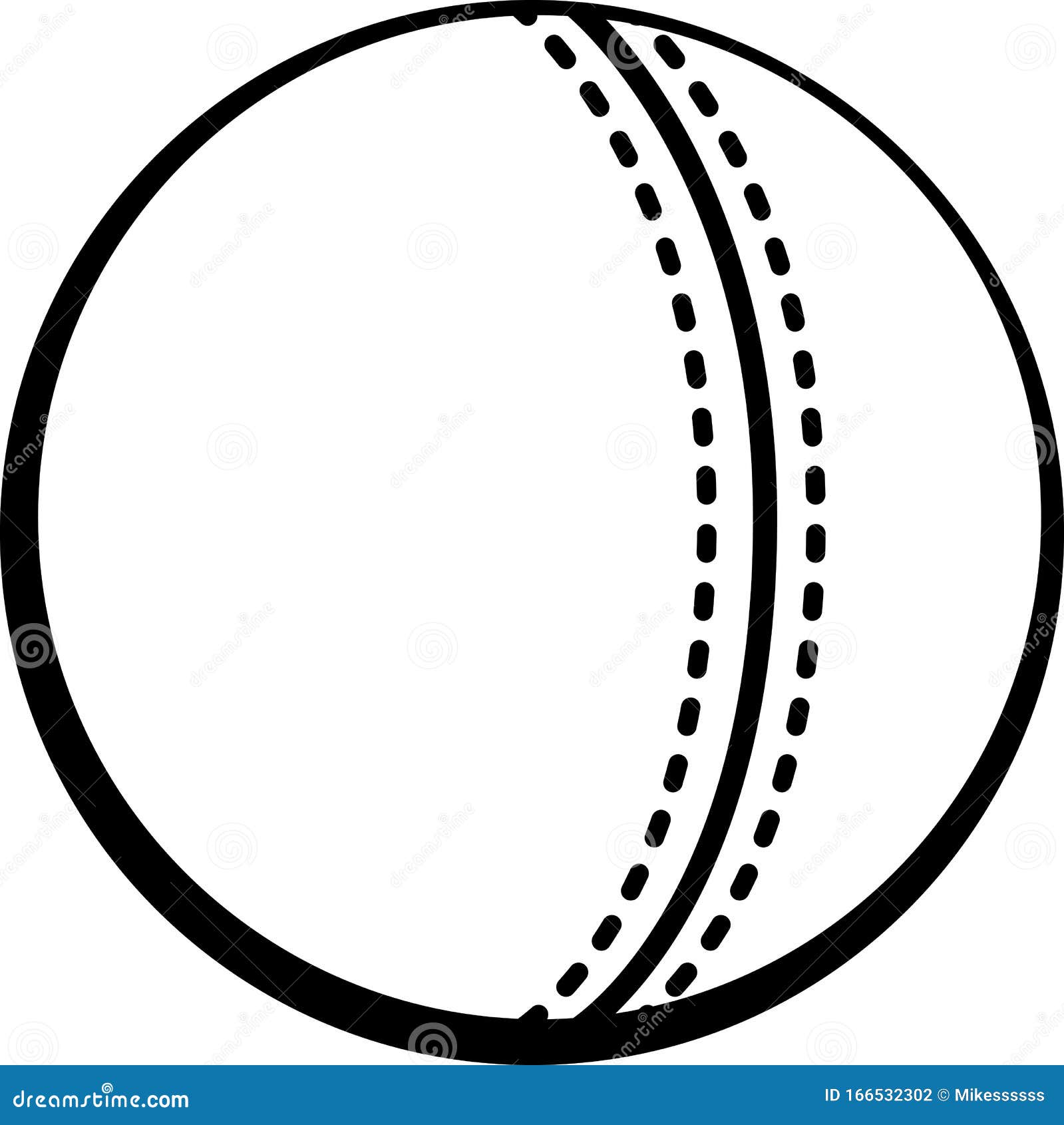 white cricket ball clipart