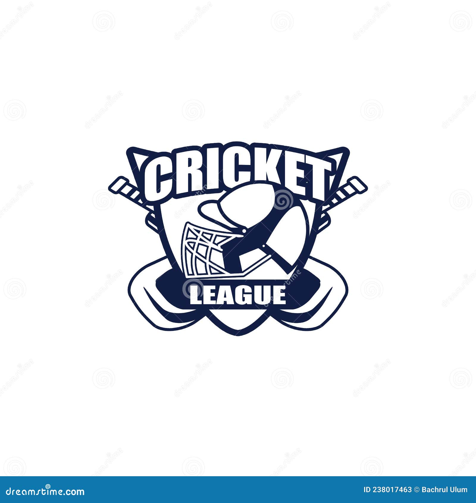 Cricket Logo. Sport Badge, Emblem Team Tournament Template, Vector ...