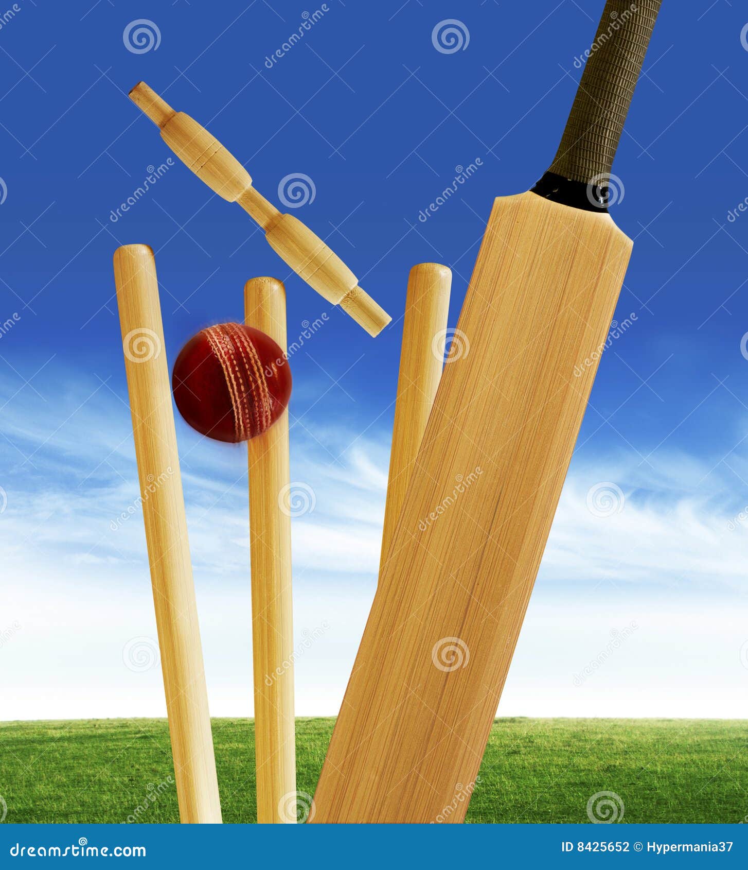 Cricket stumps stock photo. Image of lords, outdoors, cricket 8425652