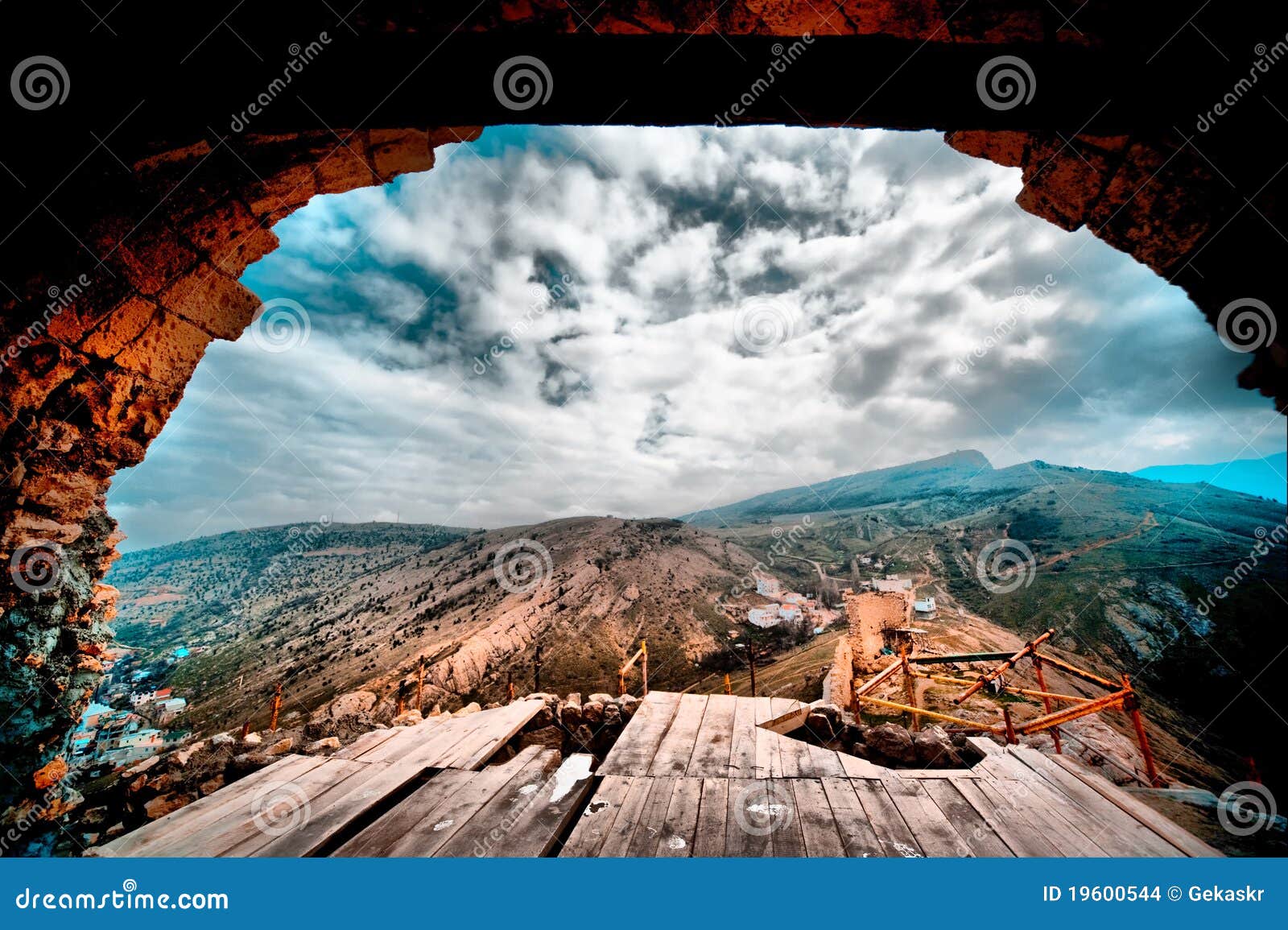 Crimean landscape stock photo. Image of brick, nature - 19600544