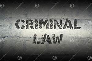 Criminal Law GR Stock Photo Image Of Decline Wall Phrase 79587272