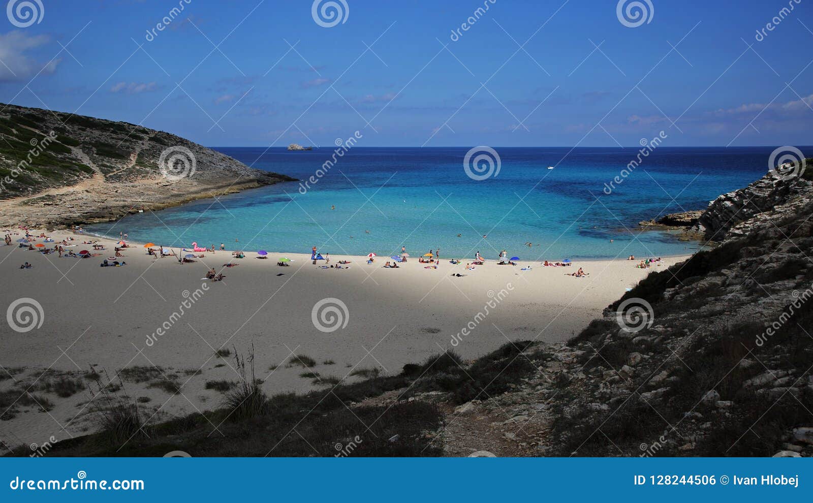 Crique De Plage De Cala Torta Majorque Espagne Photo Stock