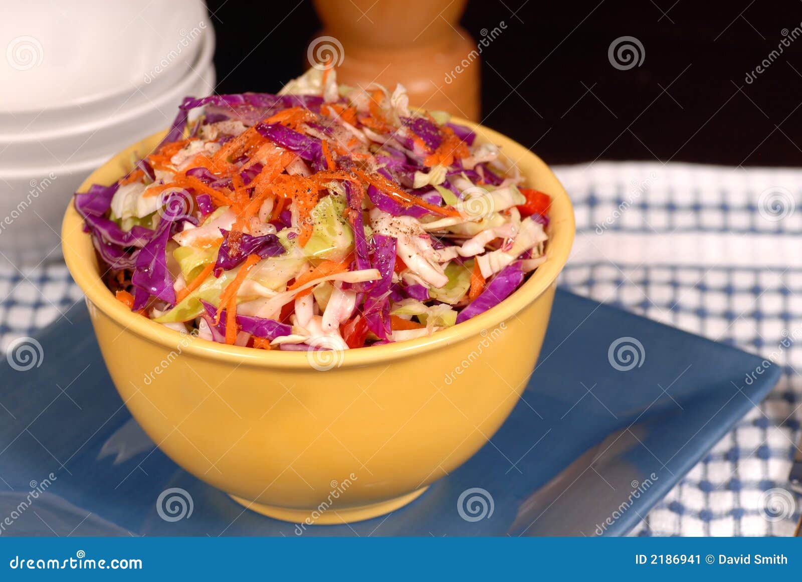 crisp cole slaw with carrot in