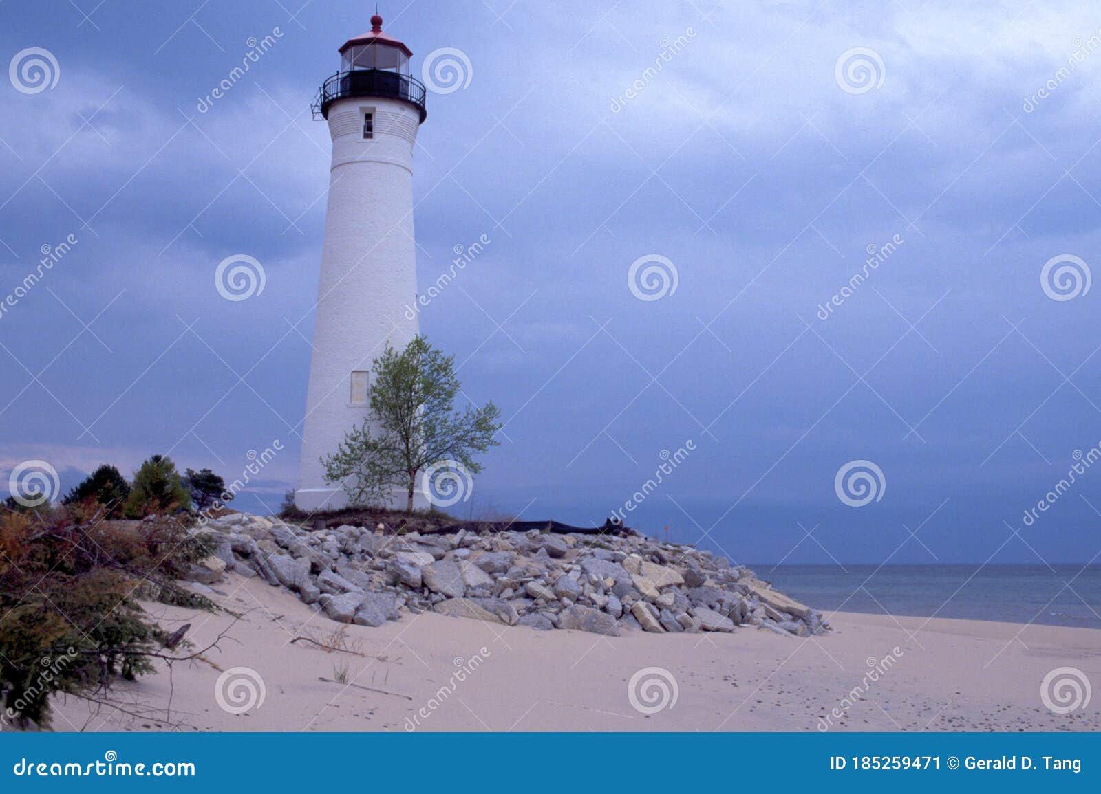 Crisp Light Michigan Point Stock Photos - Free & Royalty-Free Stock