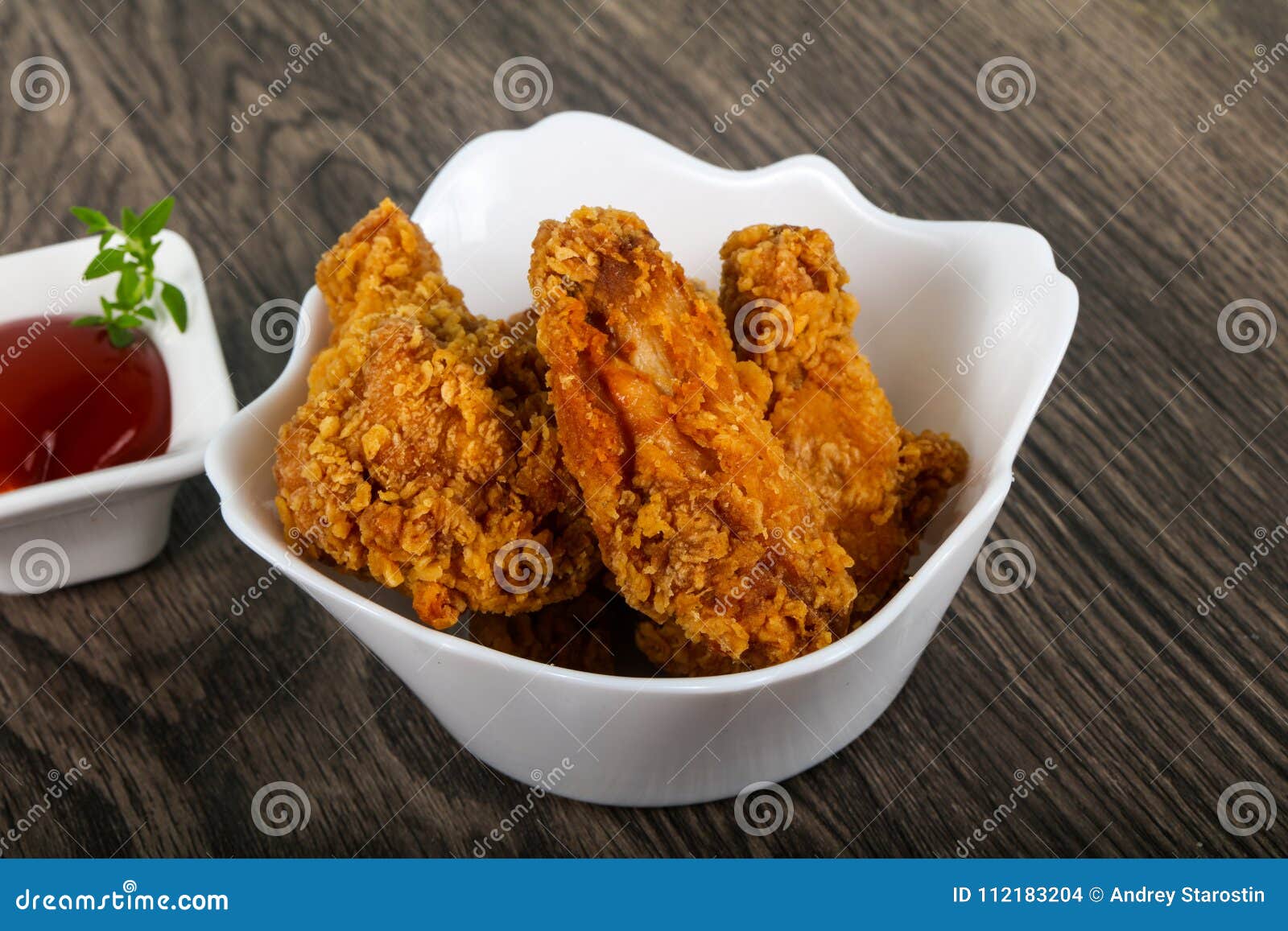 Crispy chicken wings stock photo. Image of gourmet, meal 112183204