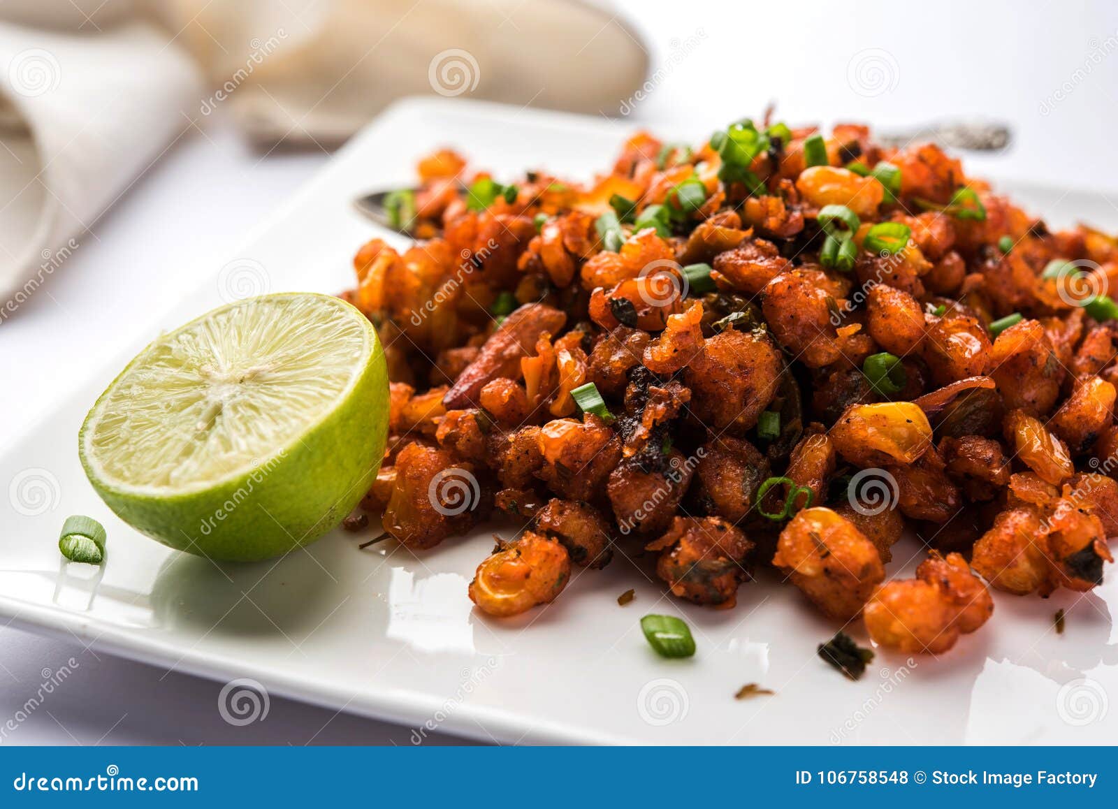 crispy corn masala or chatpata corn or makka
