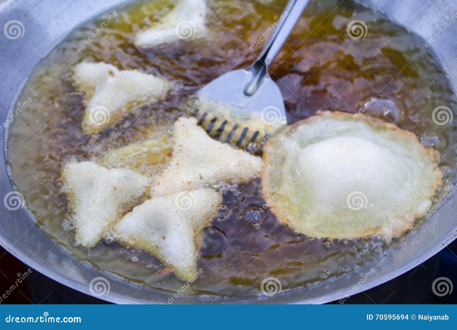 Crispy deep fried flour stock photo. Image of close, fried 70595694