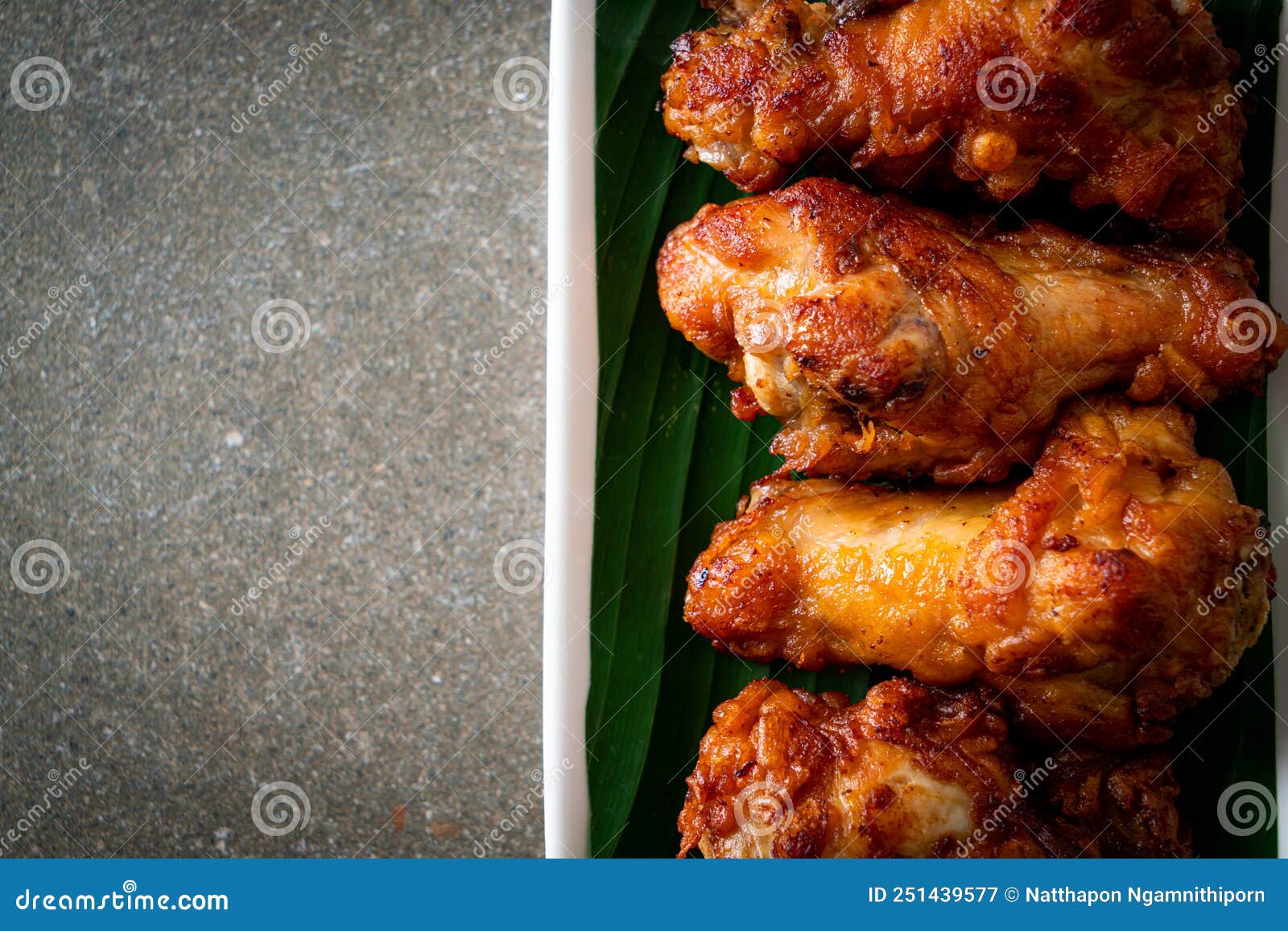 Crispy Fried Chicken with Fish Sauce Stock Image Image of meat, fish