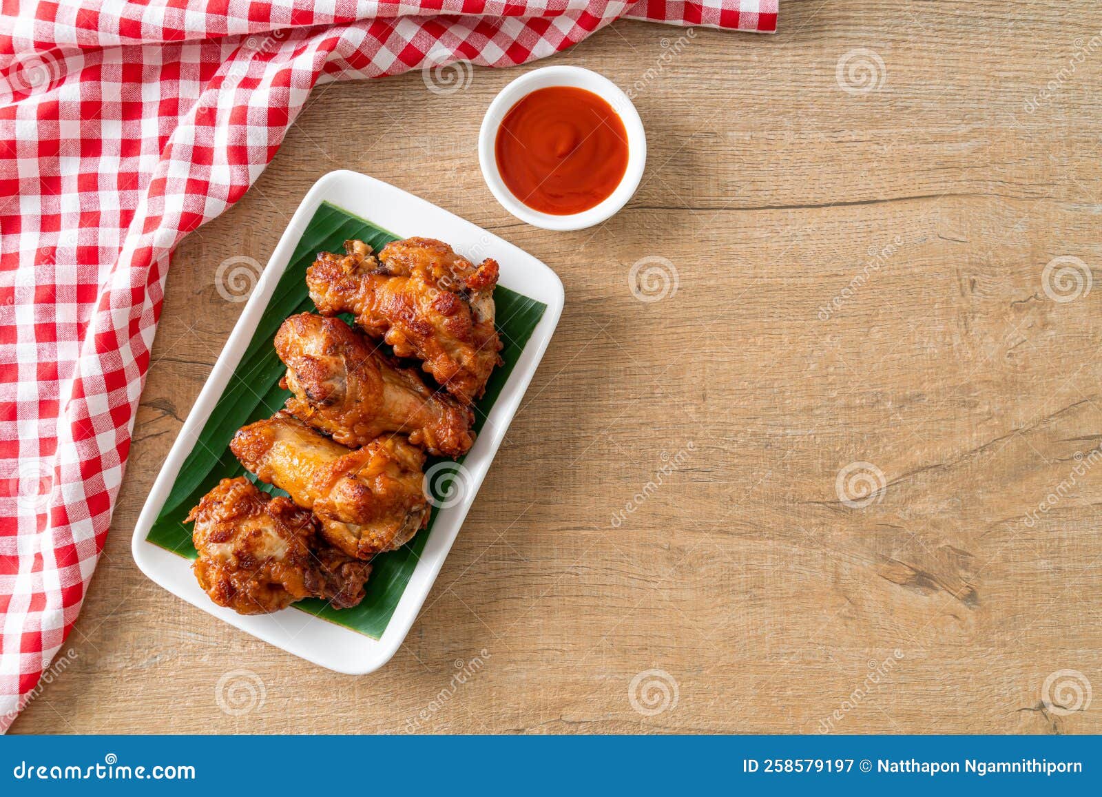 Crispy Fried Chicken with Fish Sauce Stock Image Image of gourmet