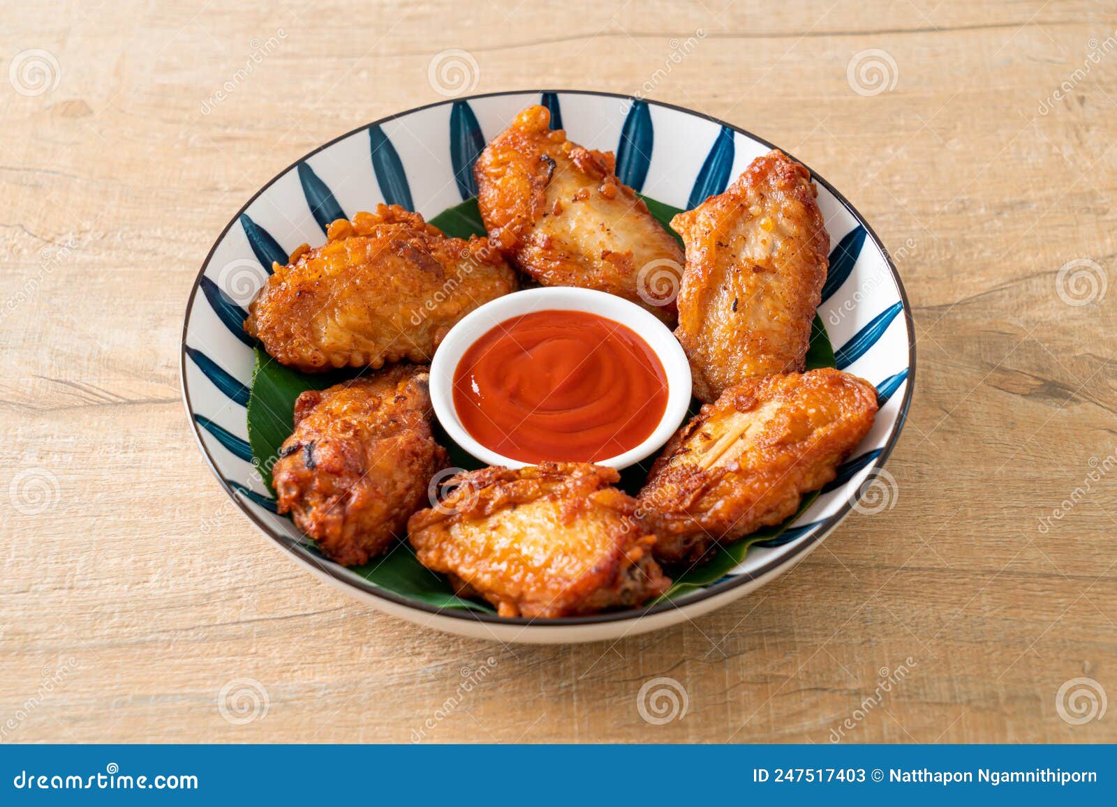 Crispy Fried Chicken with Fish Sauce Stock Image Image of appetizer