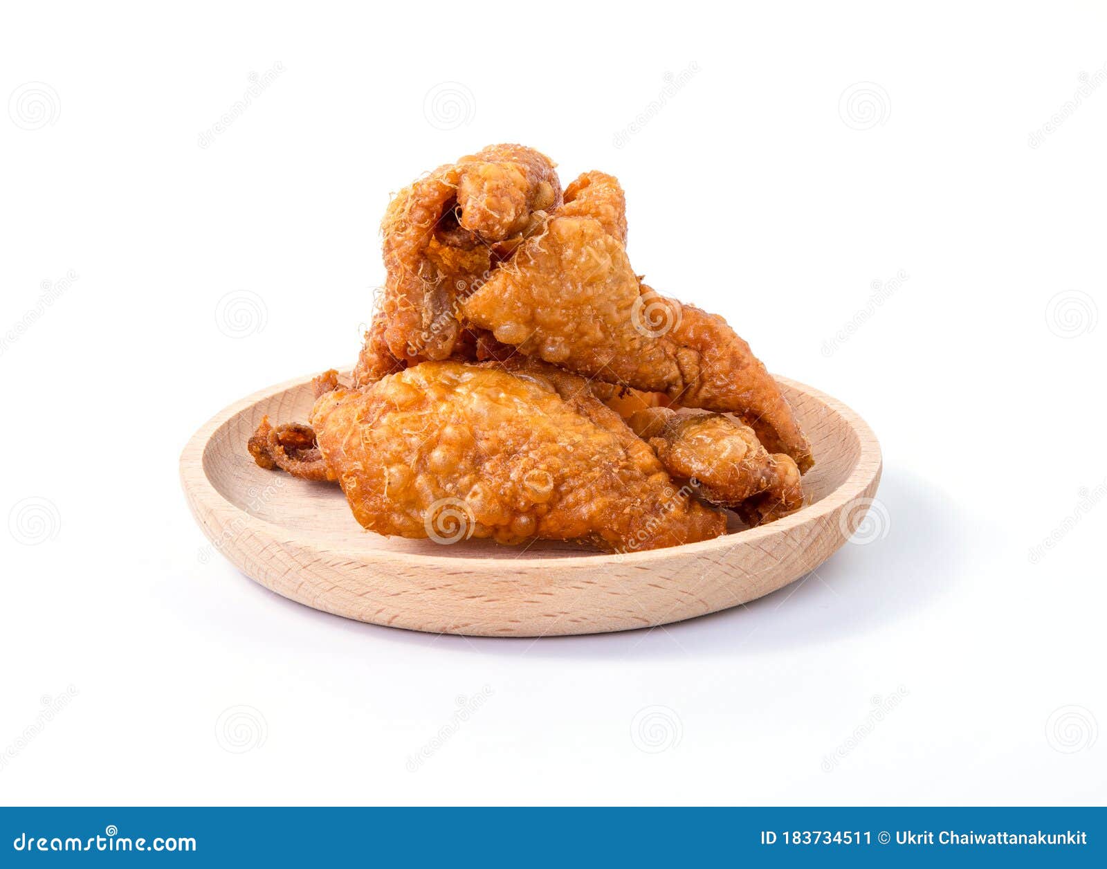 Fried Chicken With Cheese Powder Stock Photo, Picture and Royalty