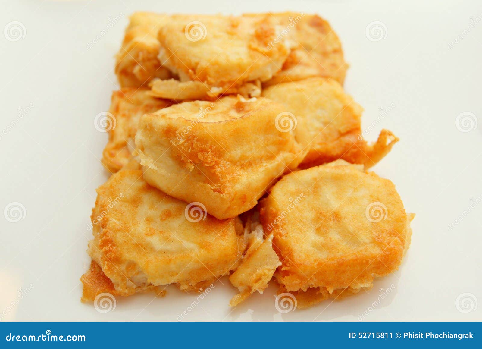 Crispy Fried Silken Tofu stock image. Image of crispy - 52715811