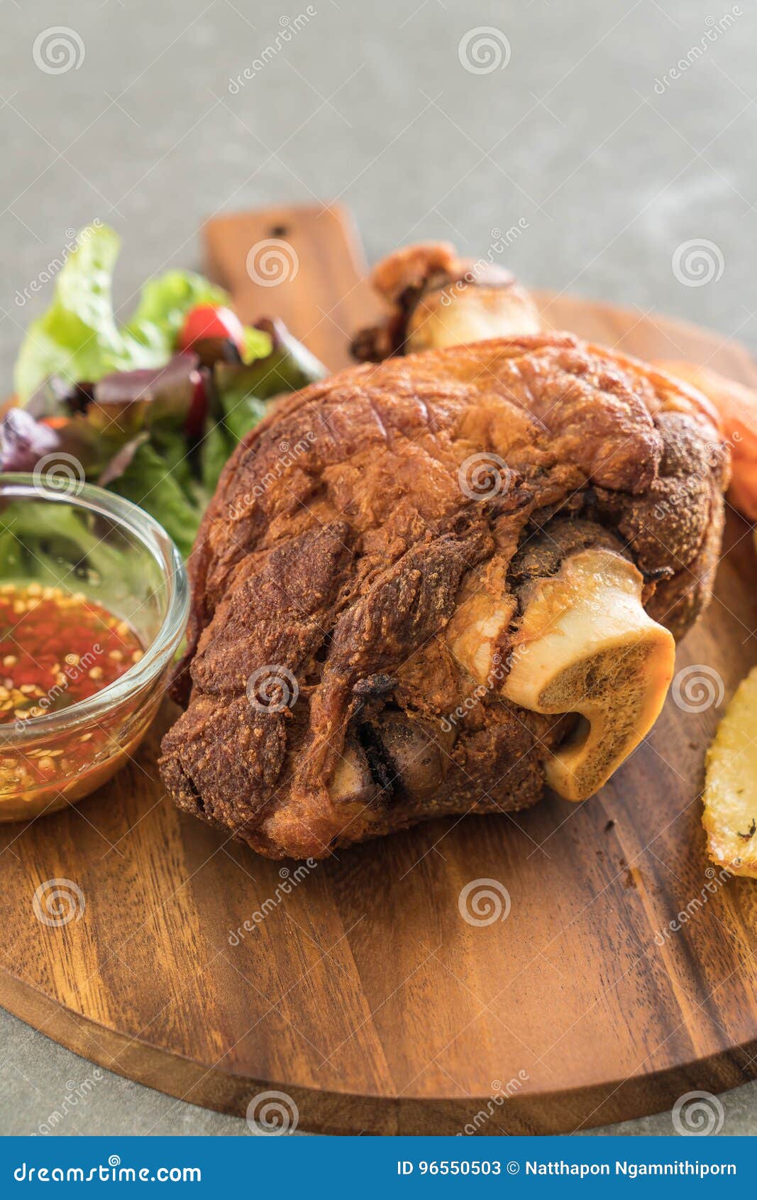 Crispy Pork Knuckle or German Pork Hocks Stock Image Image of dinner