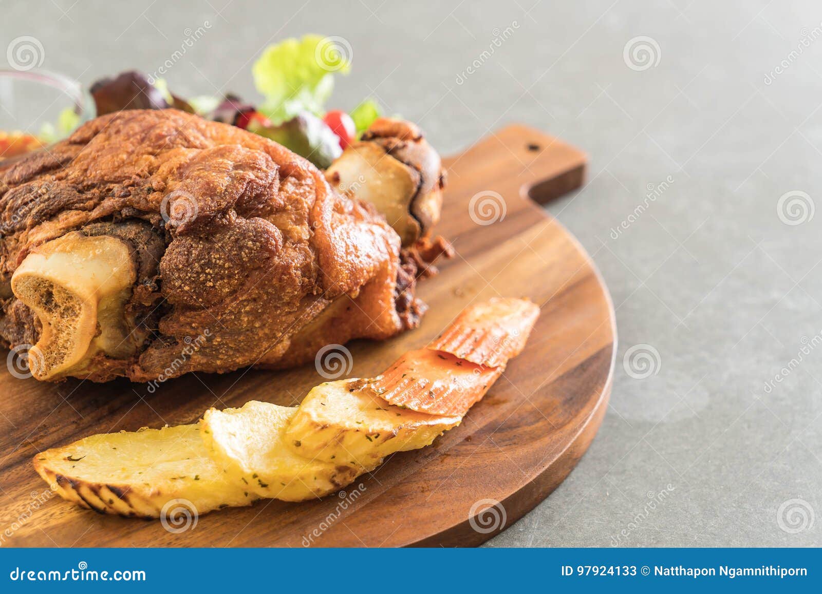 Crispy Pork Knuckle or German Pork Hocks Stock Image Image of pork