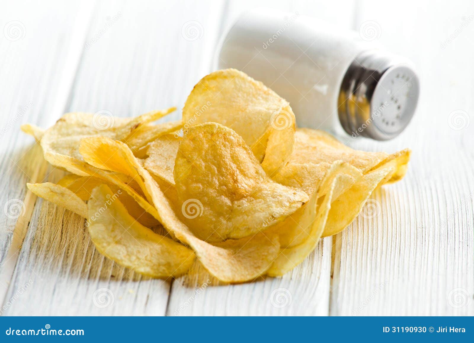 Crispy potato chips stock photo. Image of potato, salted 31190930