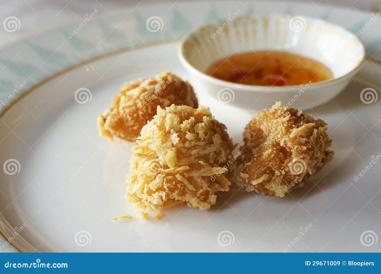 Crispy prawn dumpling stock image. Image of meat, dumpling 29671009