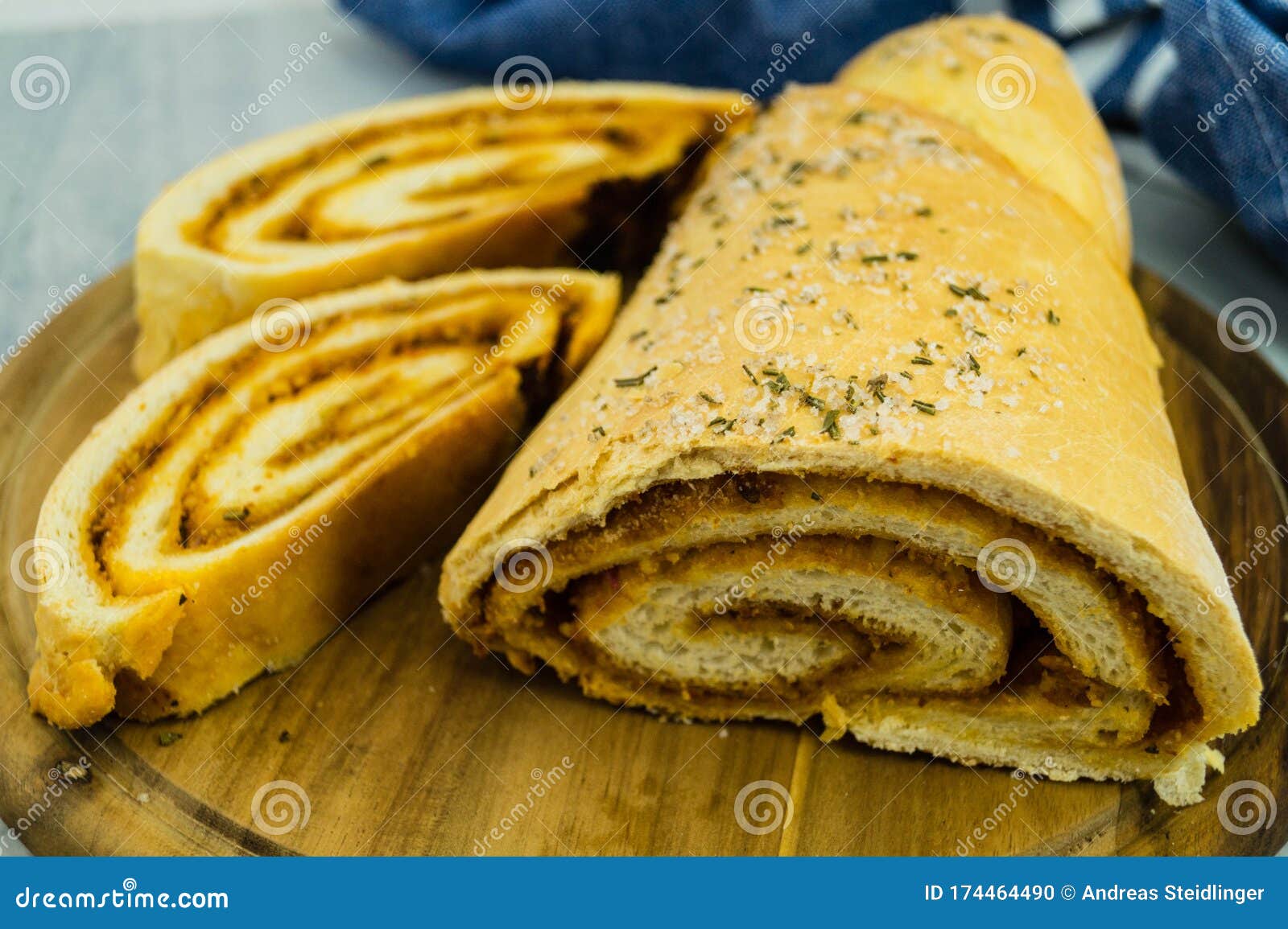 Crispy Rosemary bread stock photo. Image of crust, herb 174464490