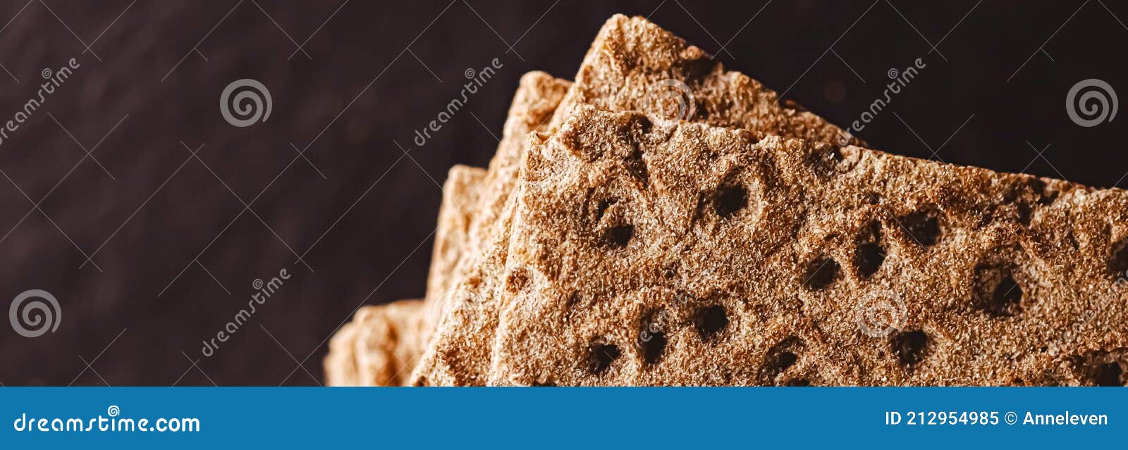 Crispy Whole Grain Crackers, Diet Food Stock Image Image of bread, gluten 212954985