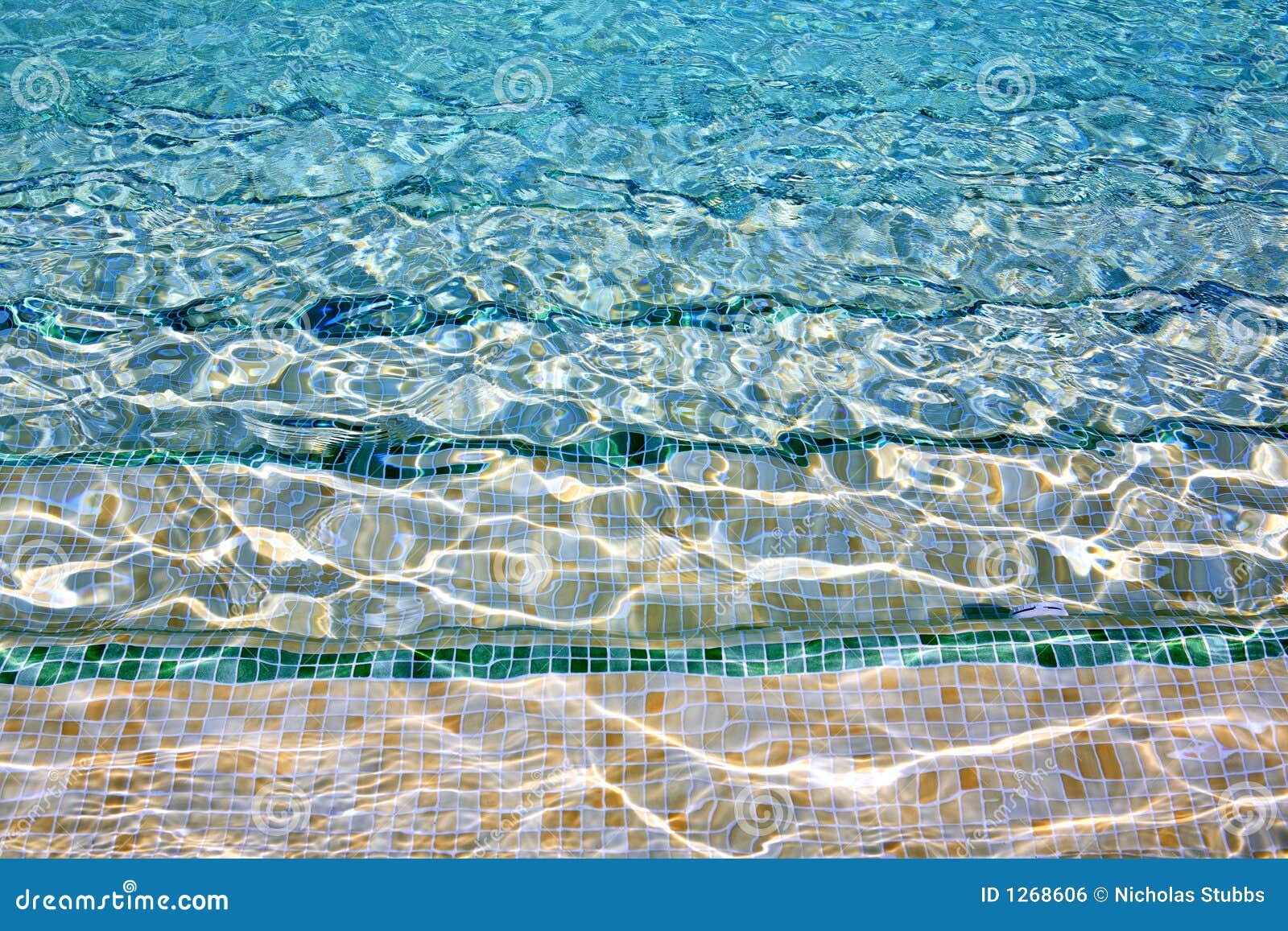 Cristal L eau  Bleue  Claire  De La Piscine Photo stock 