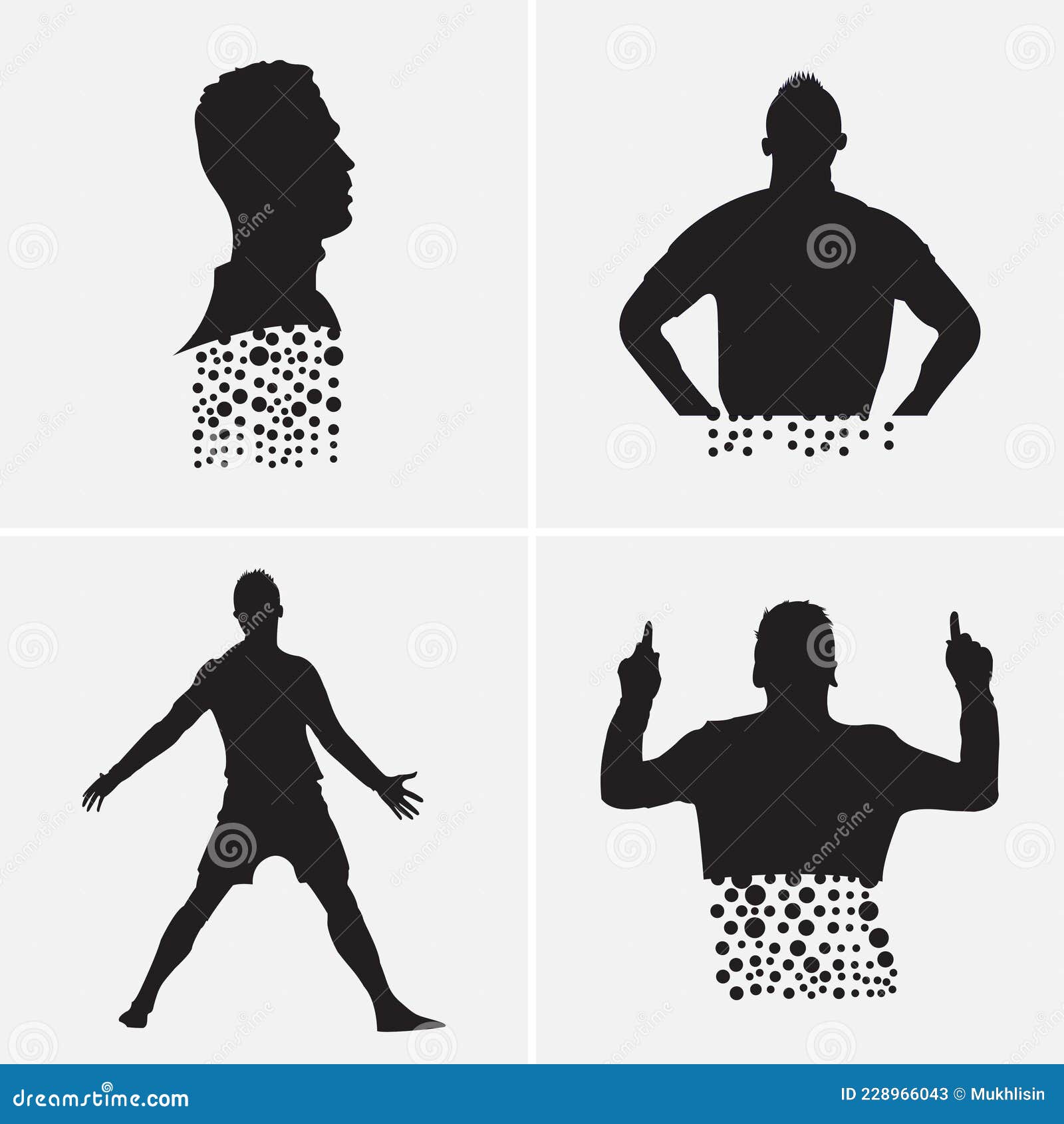 cristiano ronaldo  silhouette black edition, the  can be used for, magazine, news, web, collection, and etc