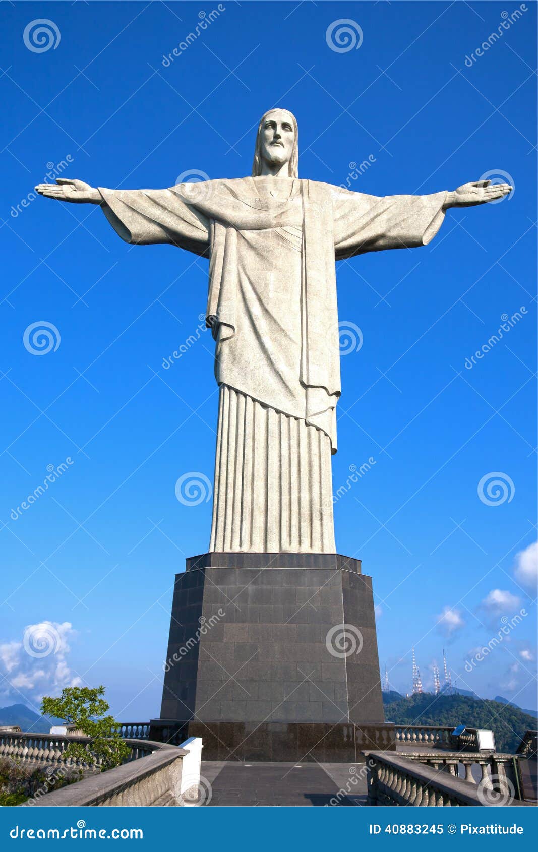 Statua Del Cristo Redentore Brasile Cristo Il Corcovado Rio De Janeiro Brasile Della Statua Del Redentore