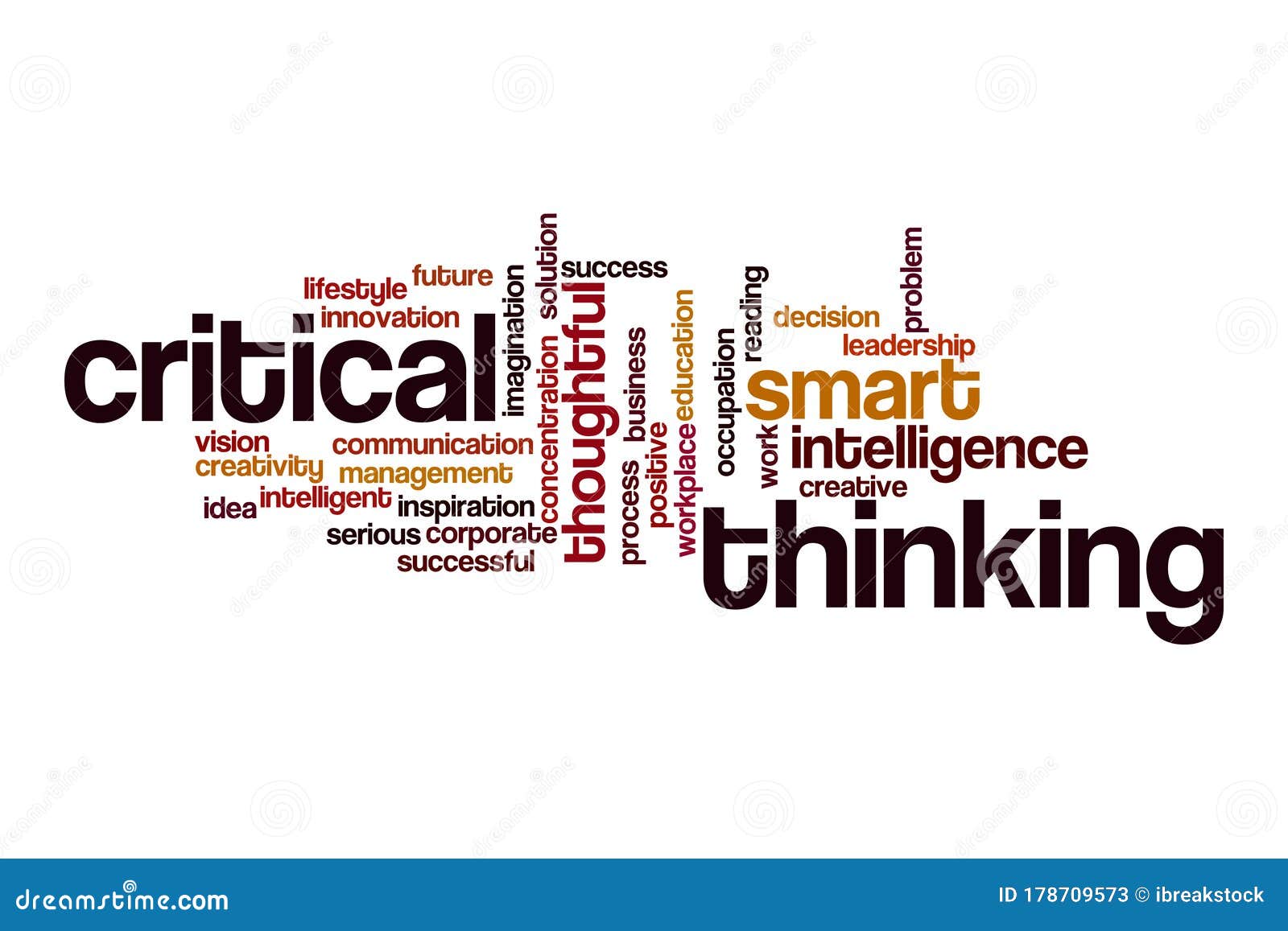 critical thinking word cloud