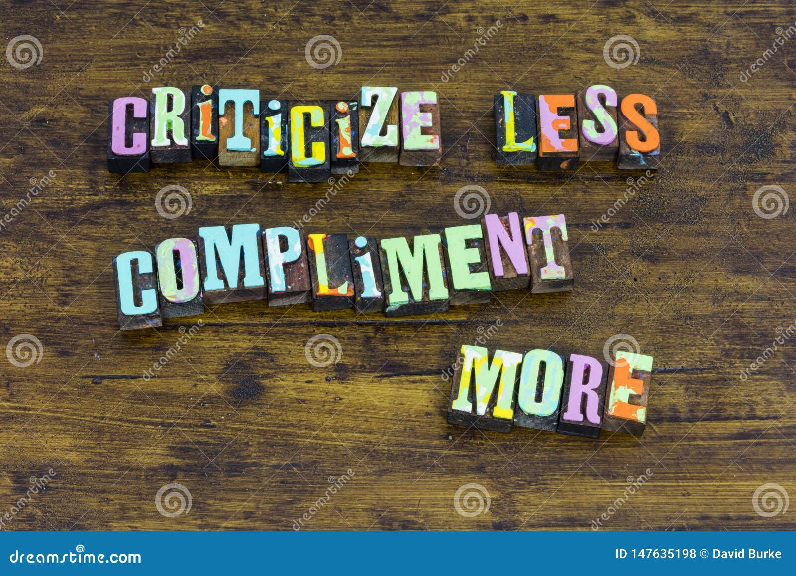 criticize compliment critical help kindness support beauty leadership