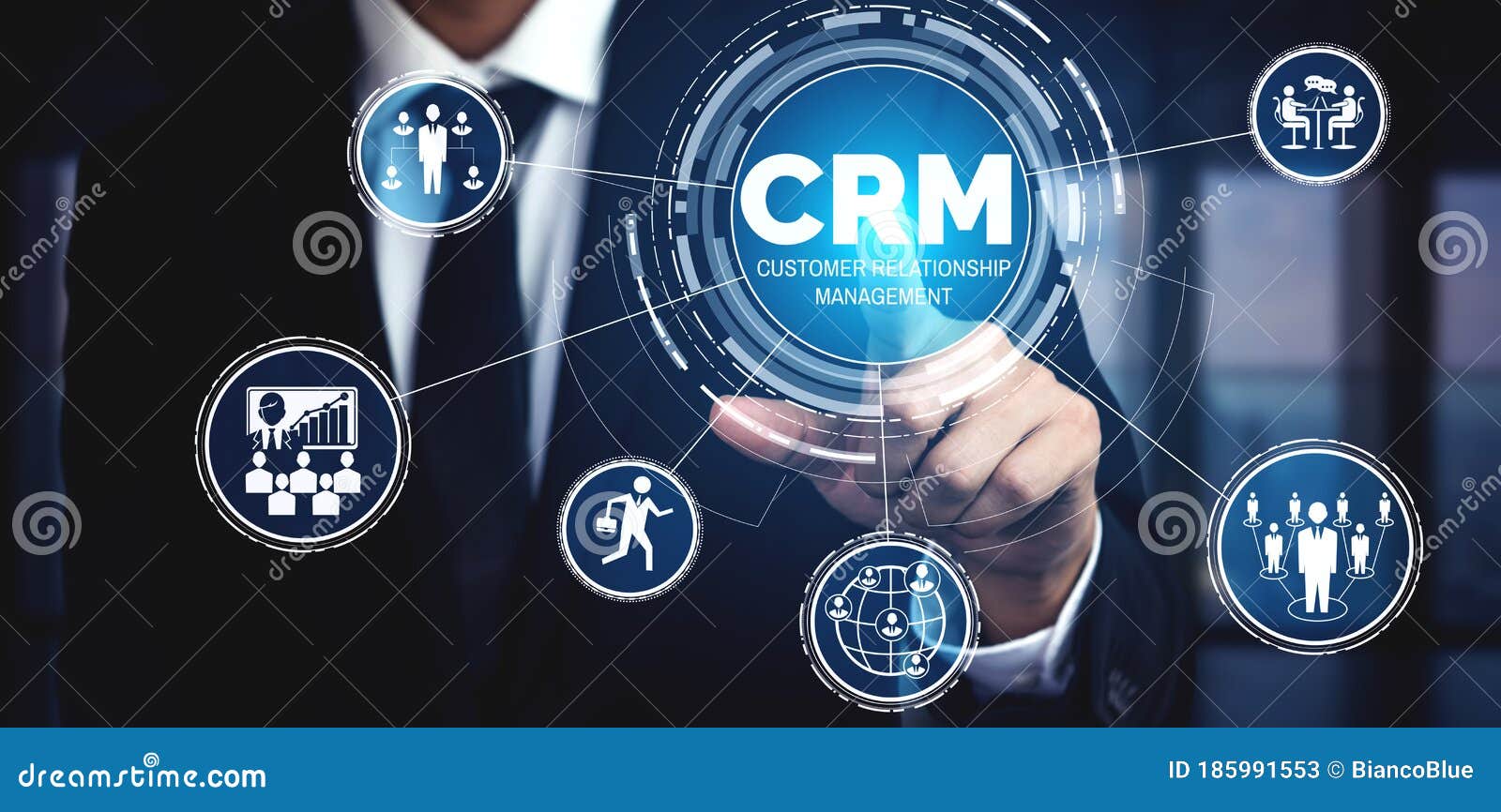 areal weekend cyklus CRM Customer Relationship Management for Business Sales Marketing System  Concept Stock Image - Image of recruitment, service: 185991553