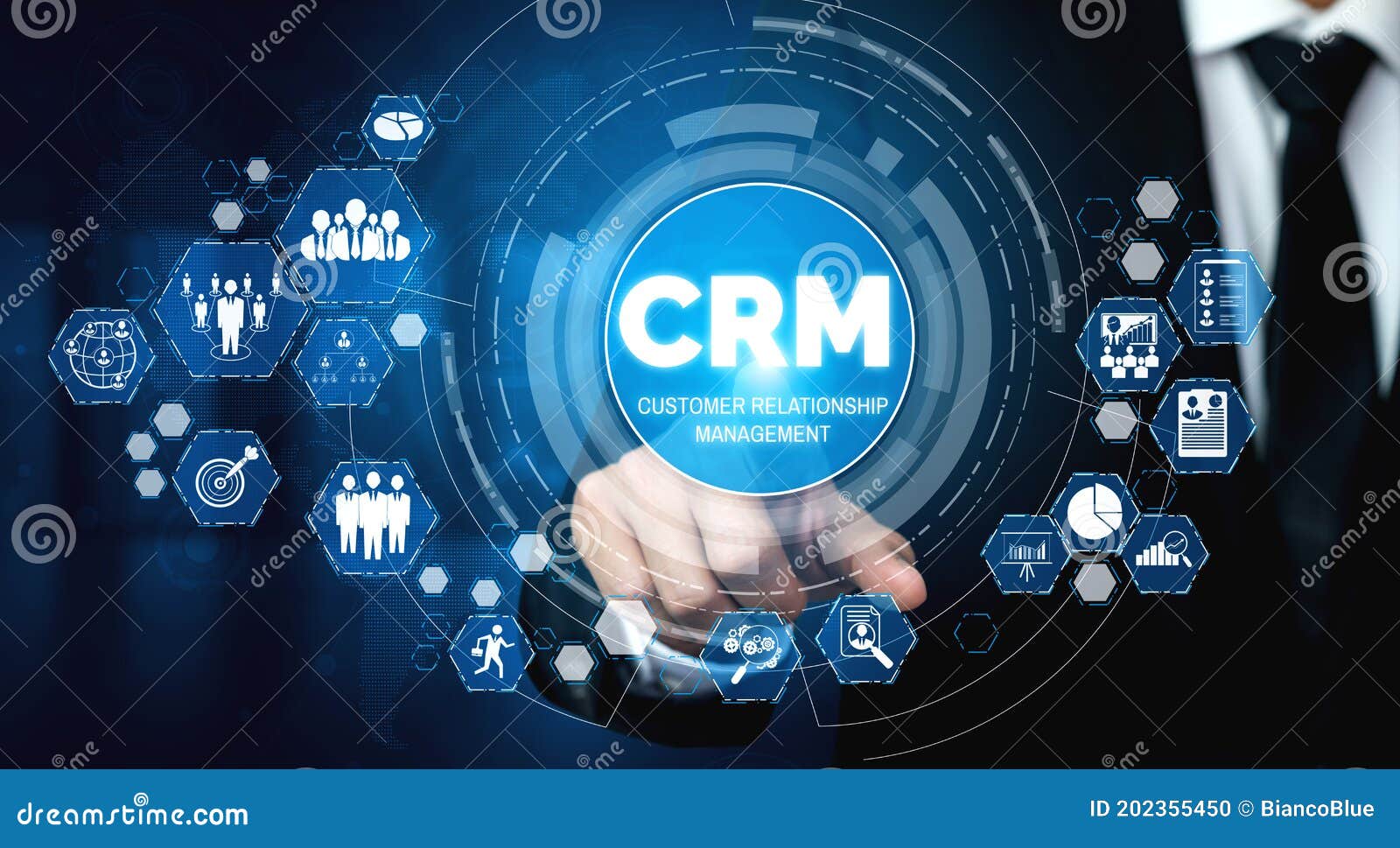 CRM Relationship Management for Business Sales Marketing System Concept Stock Illustration - Illustration of management, button: 202355450
