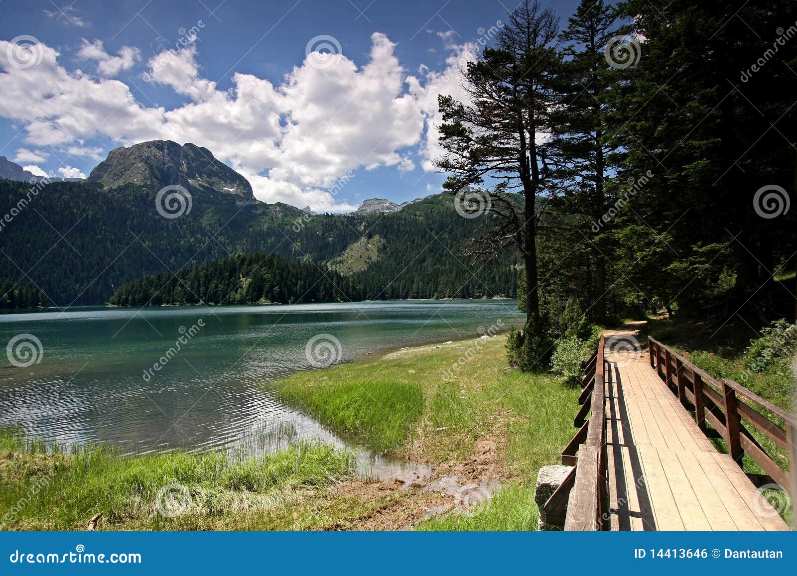 crno jezero (black lake), durmitor mountains