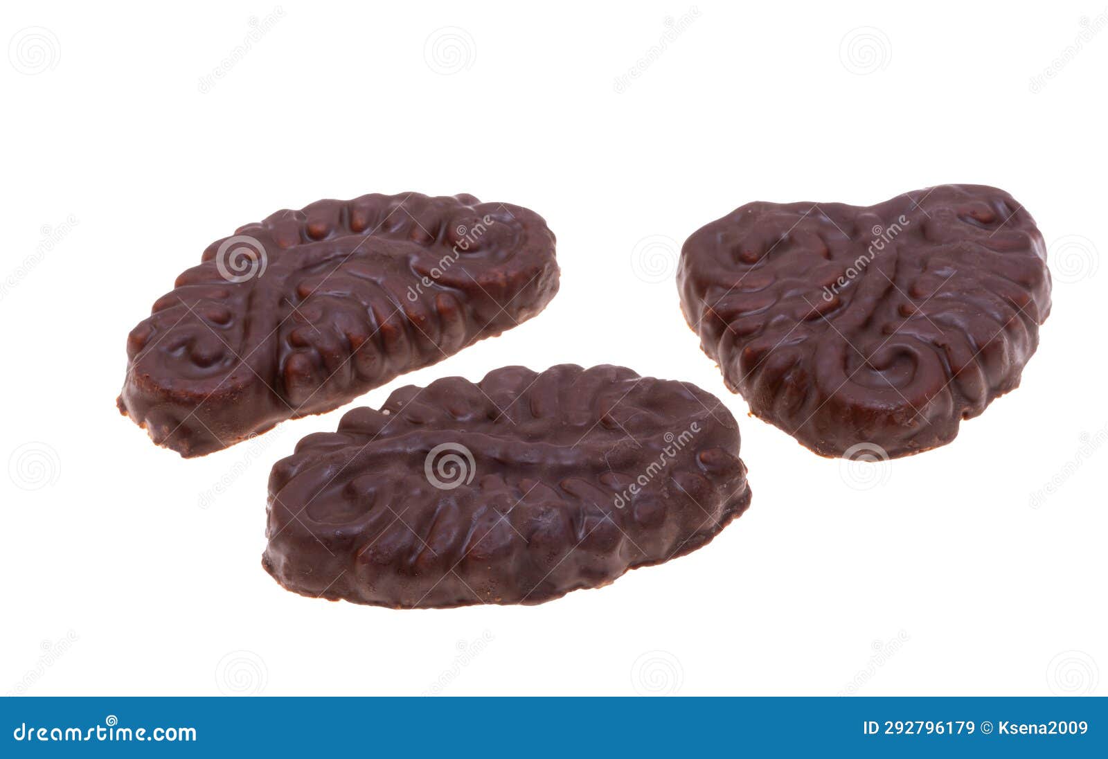Croatian Chocolate Cookies Isolated Stock Image Image of dessert