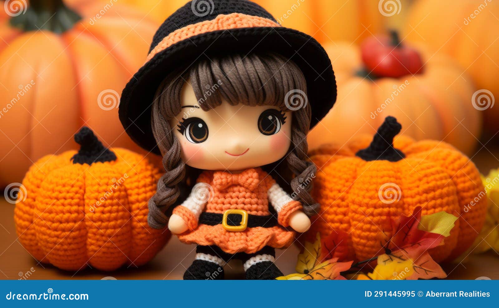 Crochet Halloween Doll Stock Illustrations 116 Crochet Halloween Doll