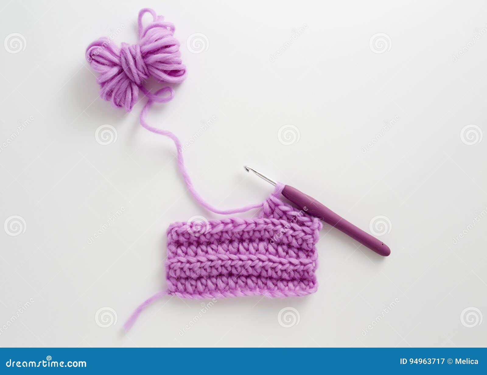 Crochet Hook and Wool stock image. Image of activity 94963717