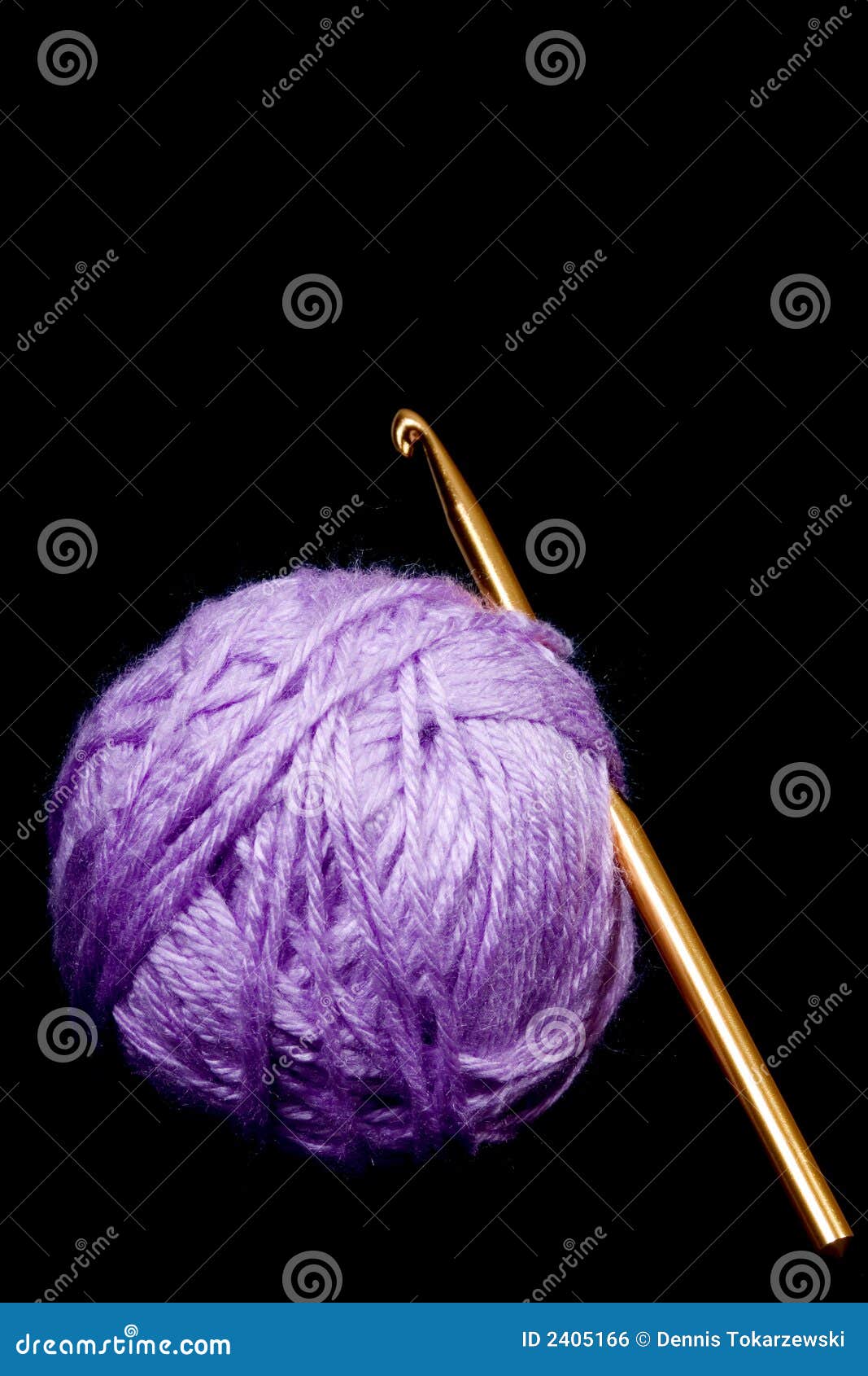 Crochet hook and yarn stock photo. Image of handywork 2405166