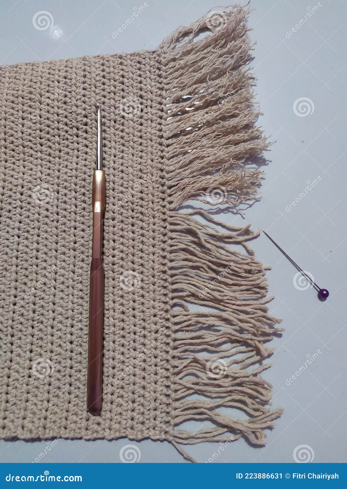 Crochet for Placemats from Cotton Yarn Stock Image Image of handmade