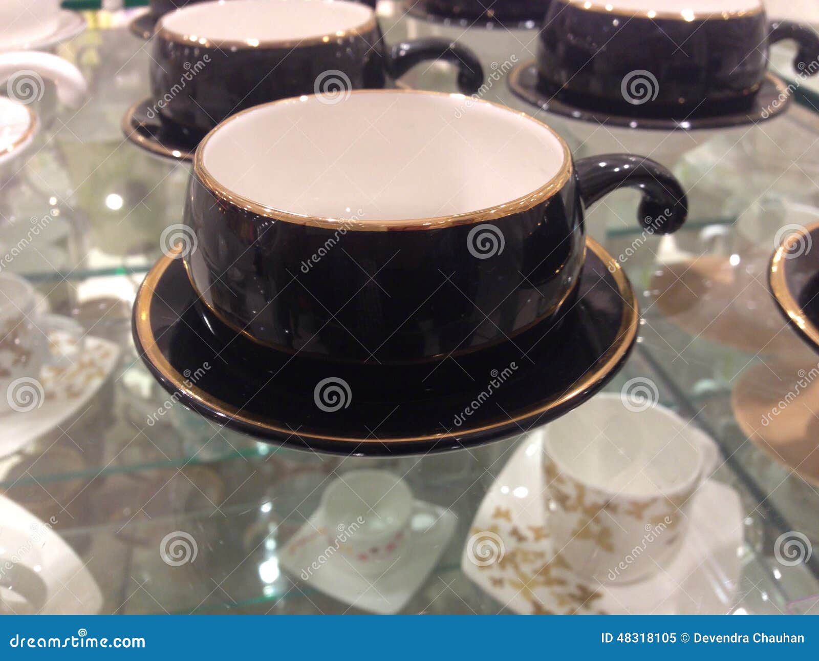 Crockery design stock image. Image of saucer, cake, tableware 48318105