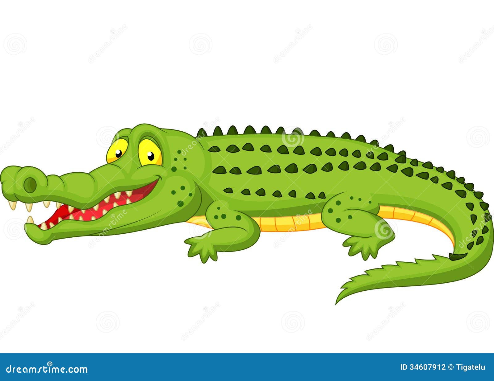 Crocodile Cartoon Stock Photography  Image: 34607912