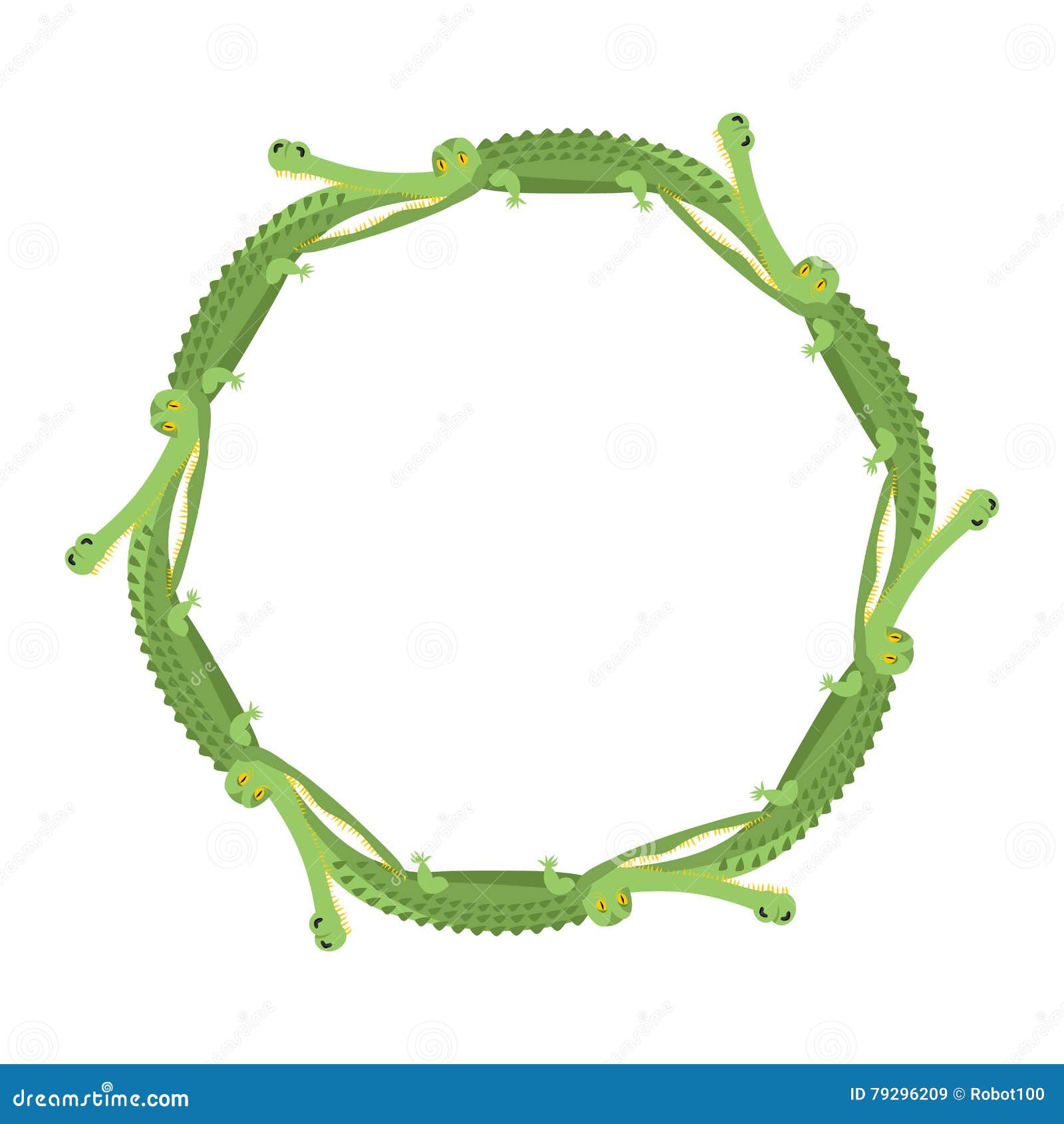Crocodile Frame Ring. Ancient Totem Ethnic Ornament Stock Vector - Illustration of dangerous, beast: 79296209 Crocodile Frame Ring. Ancient Totem Ethnic Ornament Stock Vector - Illustration of dangerous, beast: 79296209