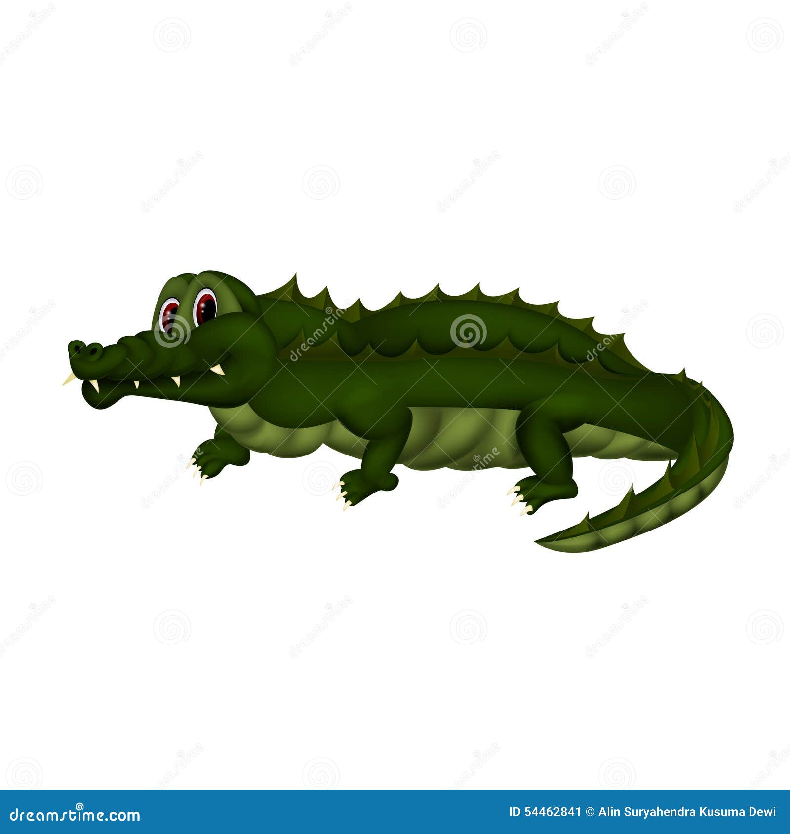 Crocodile with Mesh Coloring Stock Vector   Illustration of happy ...