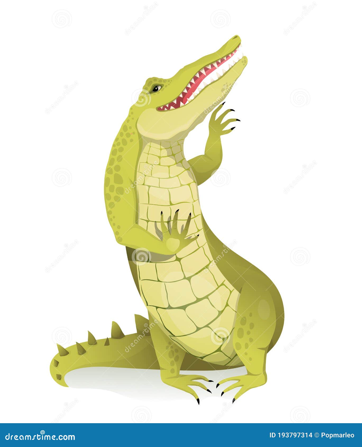 Como Desenhar Uma Ilustração Vetorial Crocodilo Desenhe Jacaré Passo Passo  imagem vetorial de NutkinsJ© 656332800