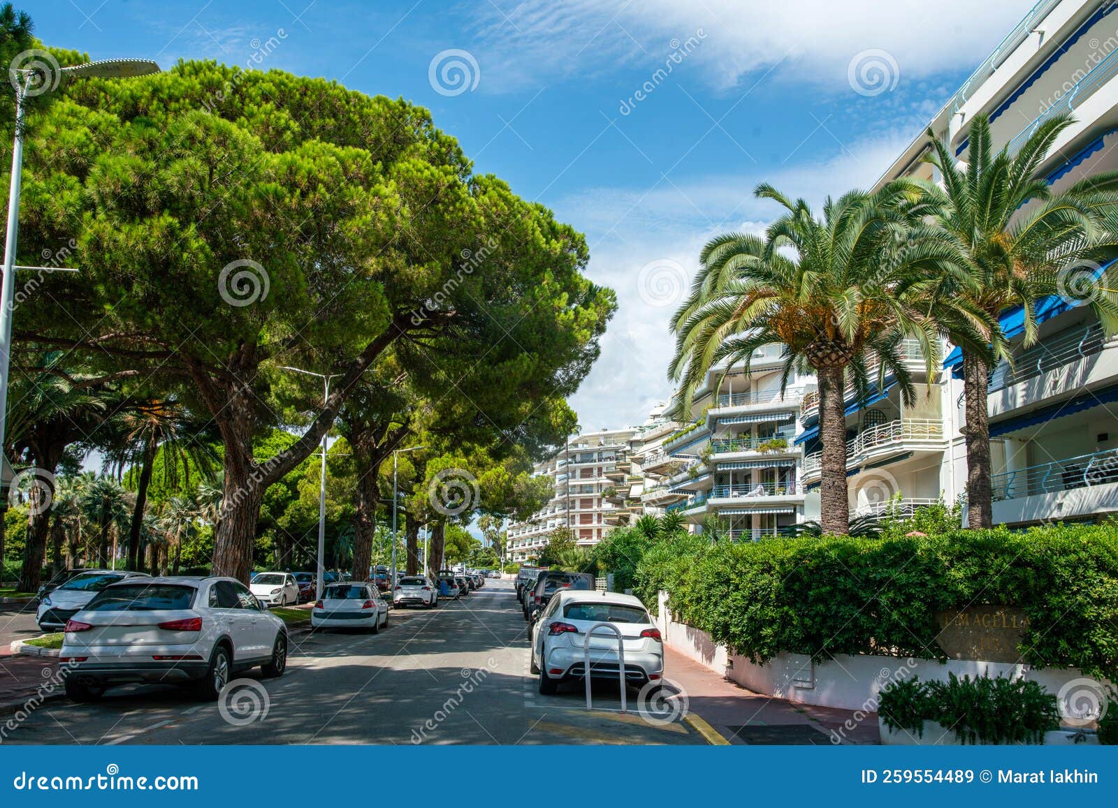 Croisette on the Left Side with a Park between the 2nd Side of the ...