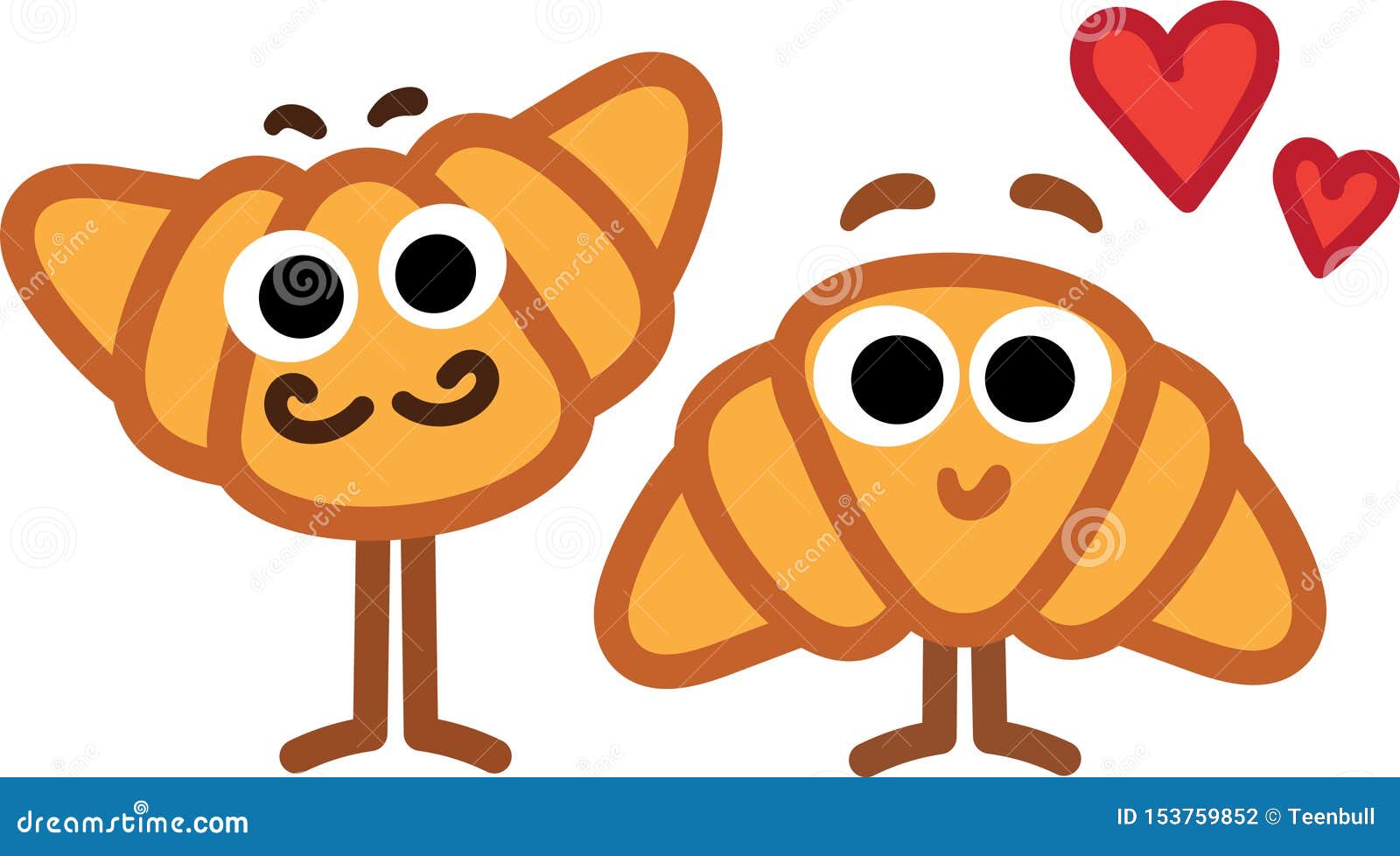 Croissant Cartoon Characters in Love Doodle Icons Set. Loveable French Croisant Mascots: Male and Female Croissant Stock Vector - Illustration of doodle, croissant: 153759852 Croissant Cartoon Characters in Love Doodle Icons Set. Loveable French Croisant Mascots: Male and Female Croissant Stock Vector - Illustration of doodle, croissant: 153759852