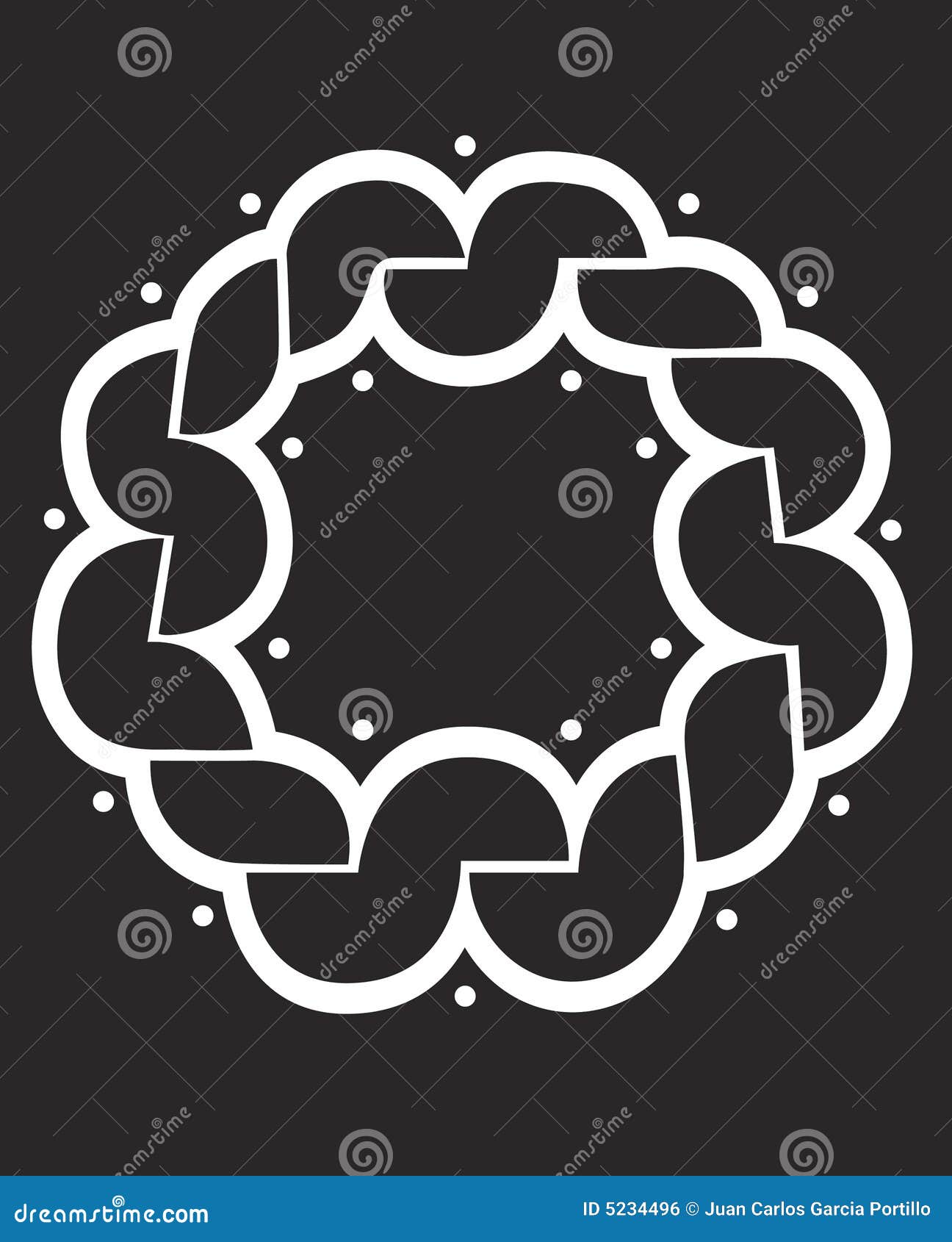 Crop circle stock vector. Illustration of people, design - 5234496