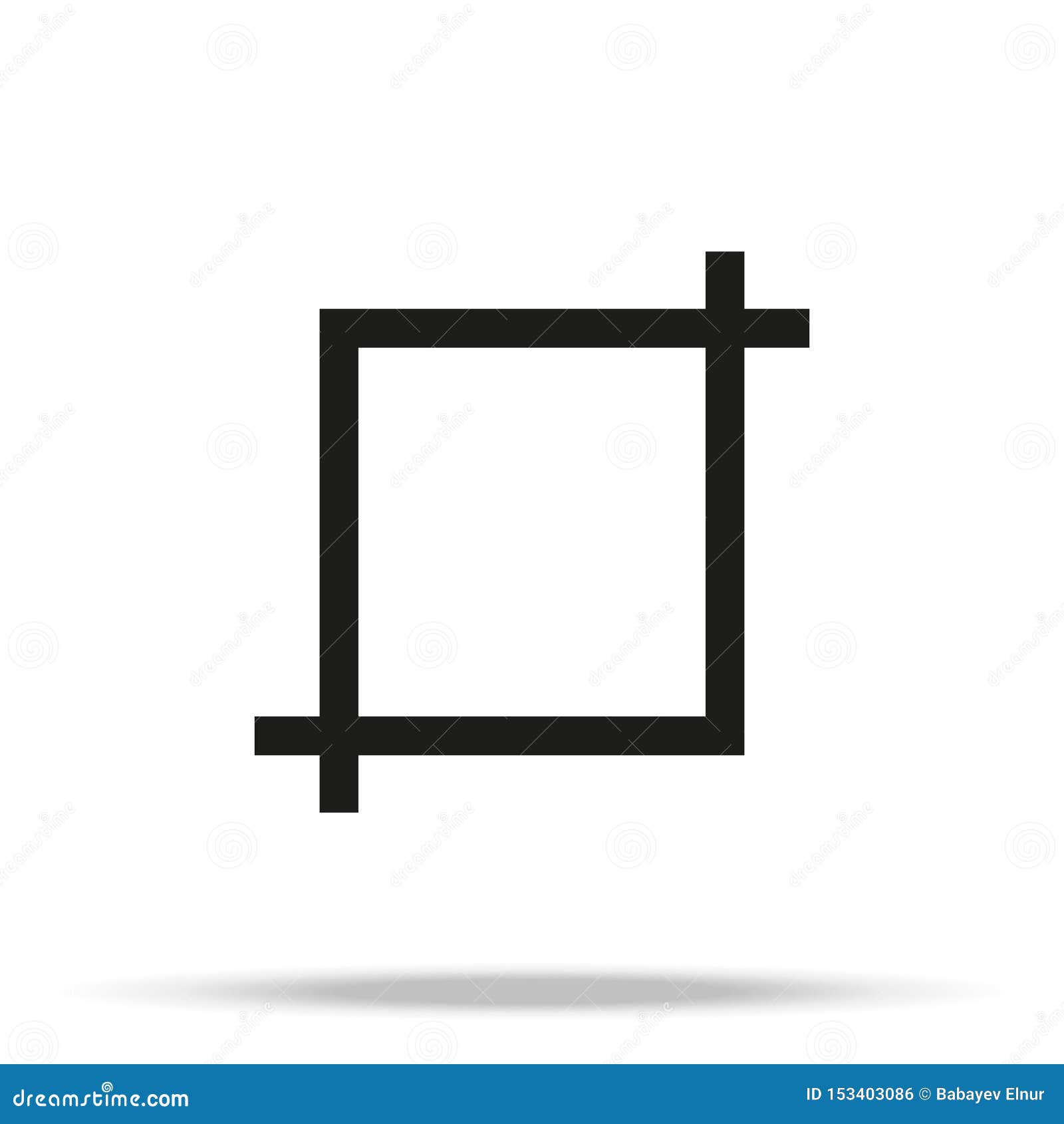 photoshop crop tool icon