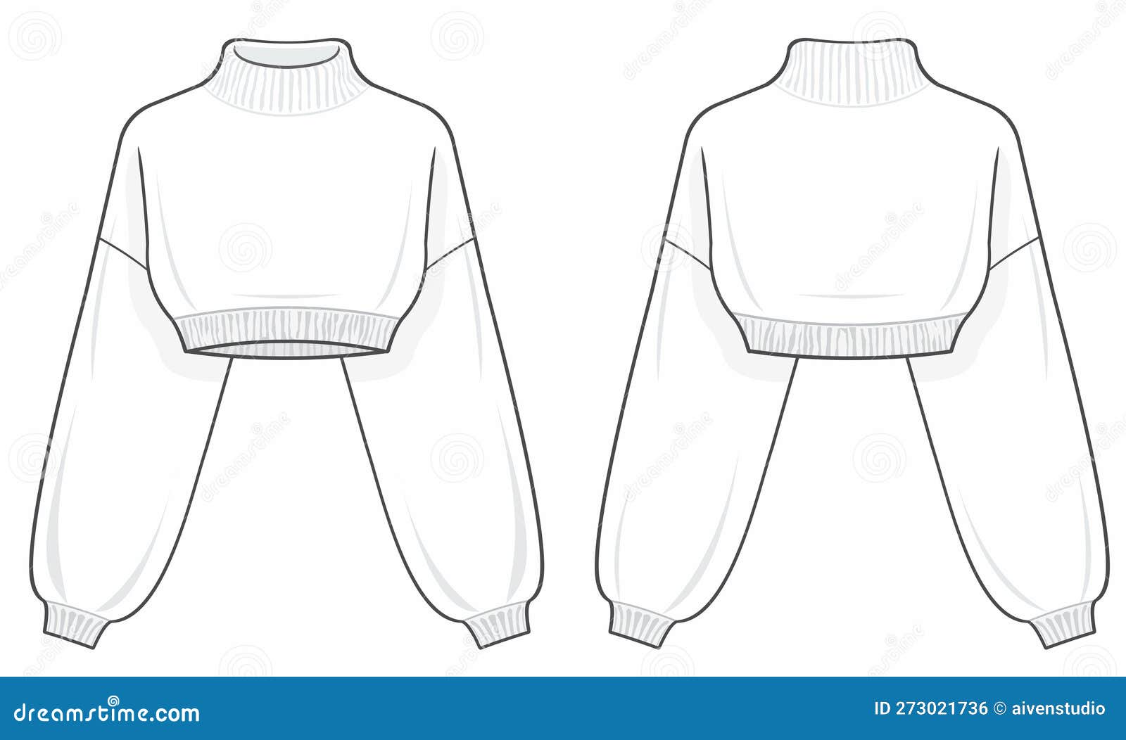 Template turtleneck sweater vector illustration flat sketch design outline  5149353 Vector Art at Vecteezy
