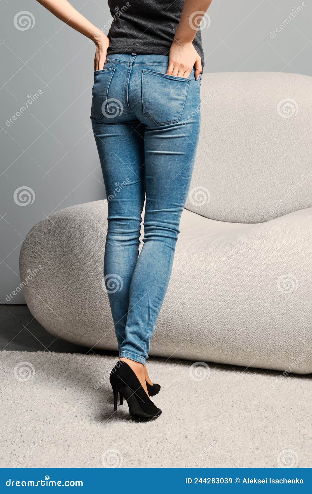 https://thumbs.dreamstime.com/z/cropped-image-female-legs-denim-jeans-standing-half-turning-back-cropped-image-female-legs-beige-pantyhose-denim-244283039.jpg