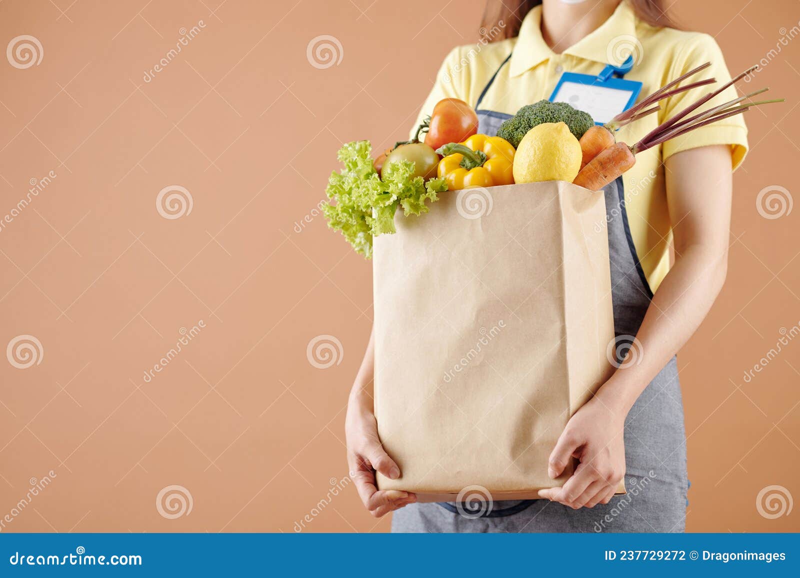 groceries in a bolsa